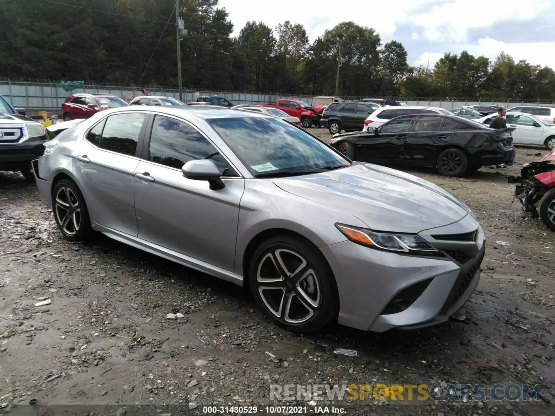 1 Photograph of a damaged car 4T1G11AK7LU881855 TOYOTA CAMRY 2020