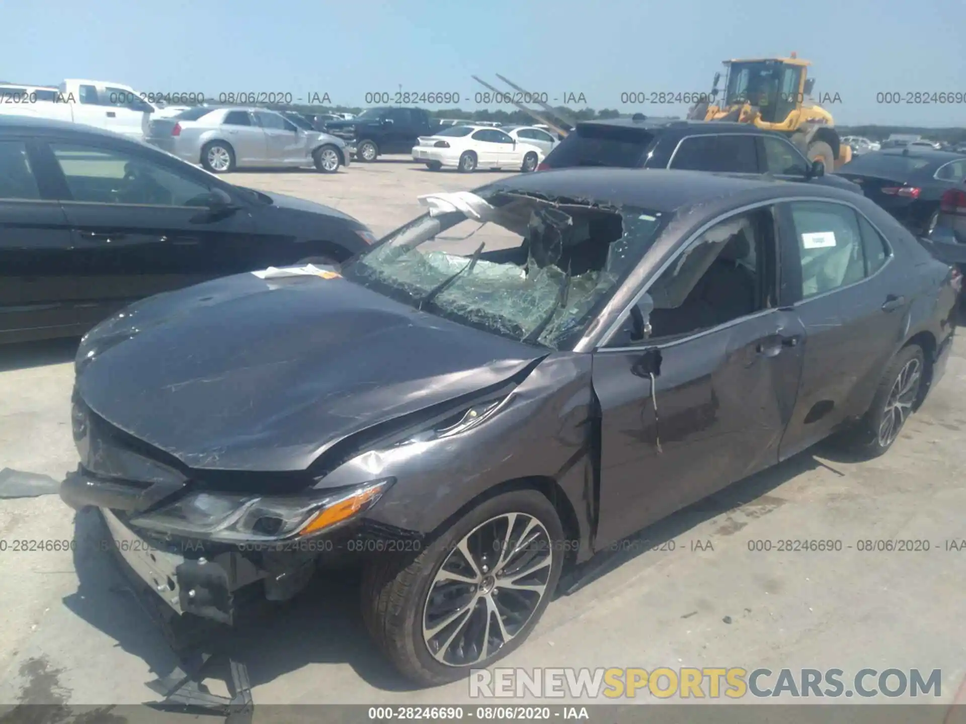 2 Photograph of a damaged car 4T1G11AK7LU885923 TOYOTA CAMRY 2020