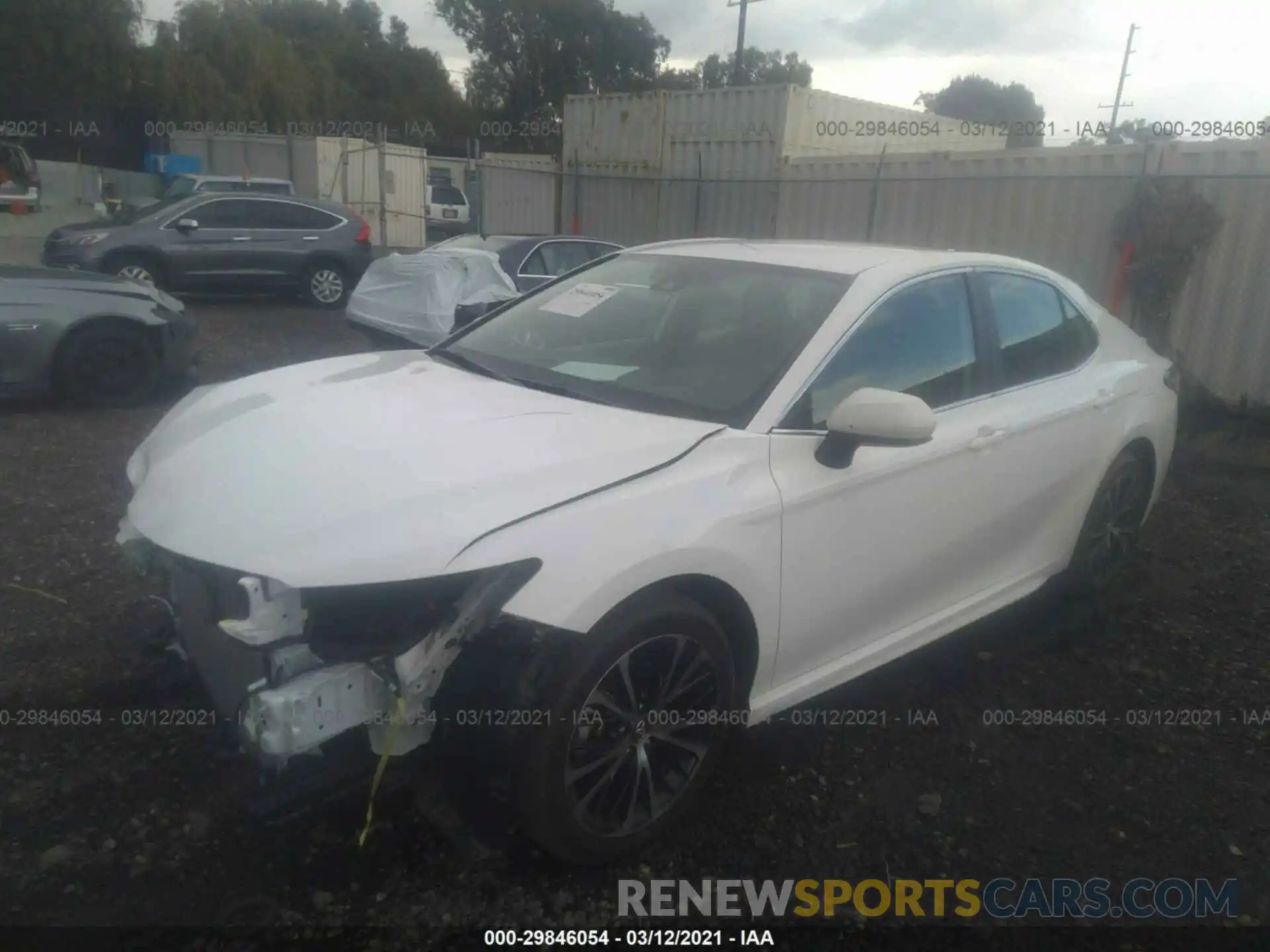 2 Photograph of a damaged car 4T1G11AK7LU894878 TOYOTA CAMRY 2020