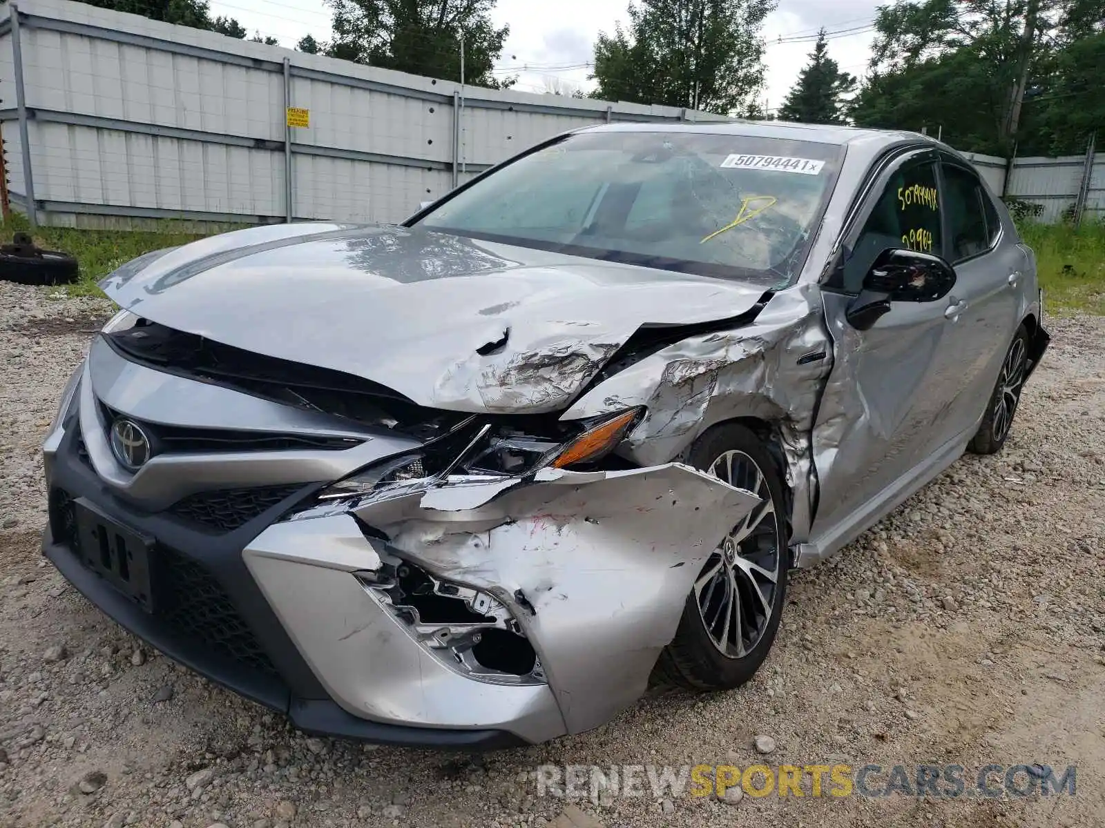 2 Photograph of a damaged car 4T1G11AK7LU897022 TOYOTA CAMRY 2020