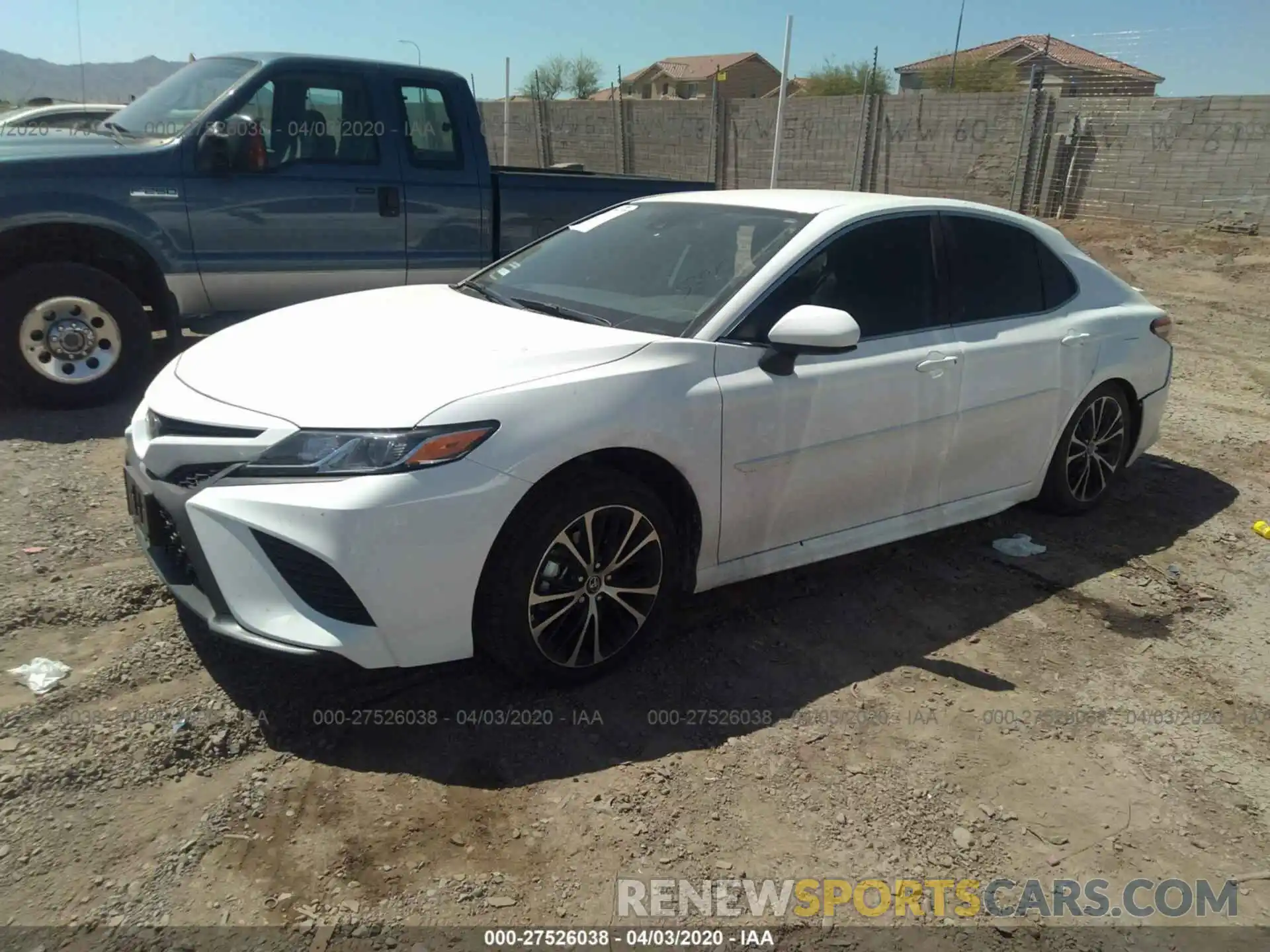 2 Photograph of a damaged car 4T1G11AK7LU897926 TOYOTA CAMRY 2020