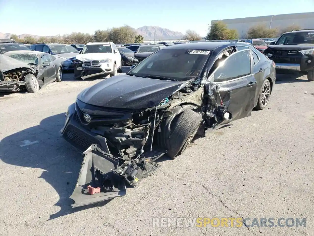 2 Photograph of a damaged car 4T1G11AK7LU900789 TOYOTA CAMRY 2020