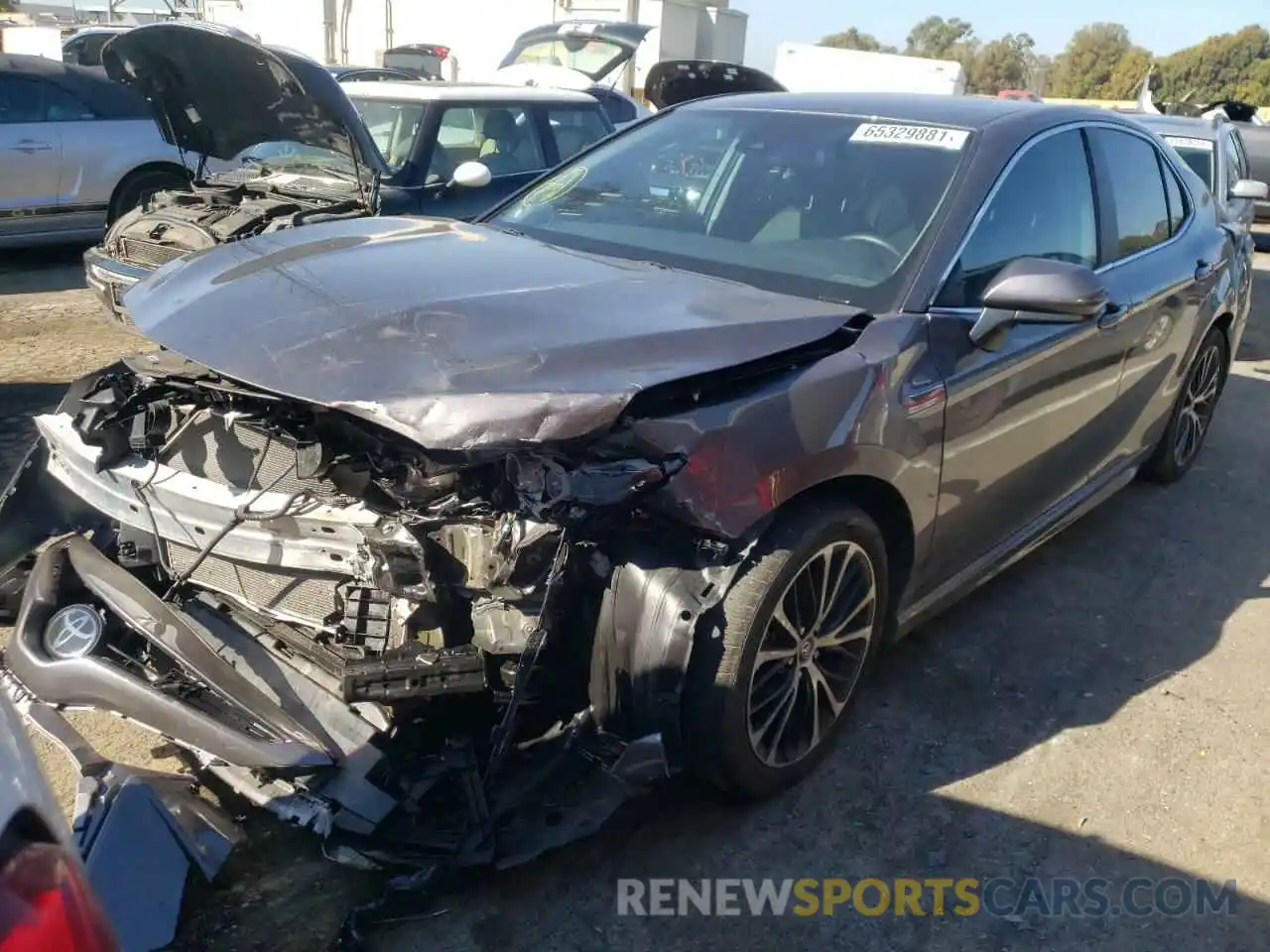 2 Photograph of a damaged car 4T1G11AK7LU901506 TOYOTA CAMRY 2020