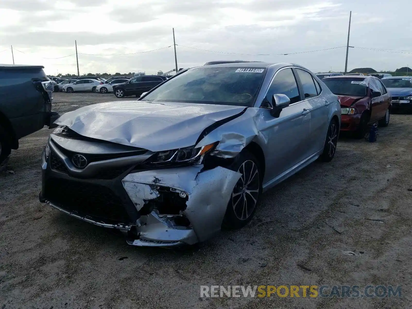 2 Photograph of a damaged car 4T1G11AK7LU904857 TOYOTA CAMRY 2020