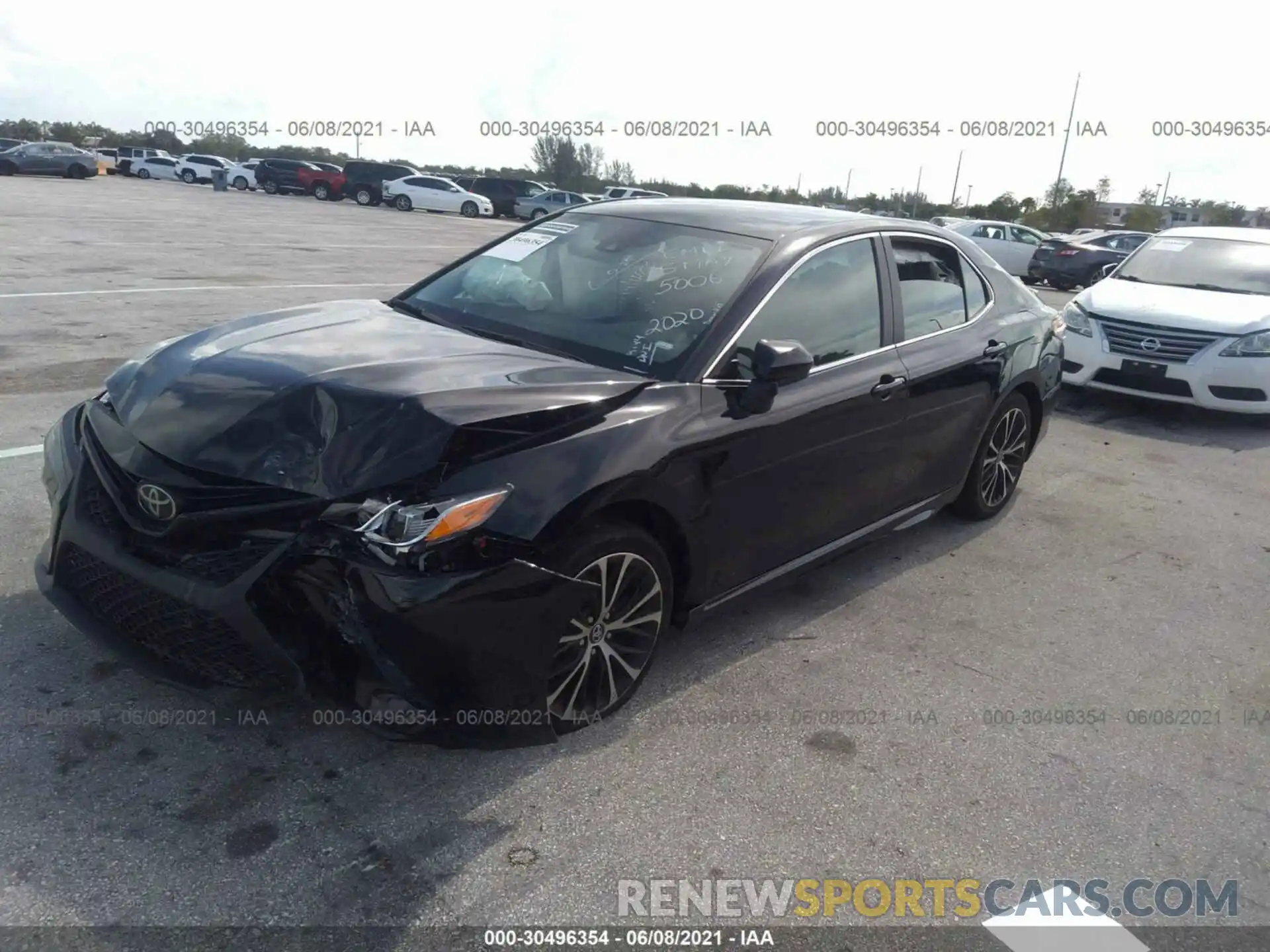 2 Photograph of a damaged car 4T1G11AK7LU905006 TOYOTA CAMRY 2020