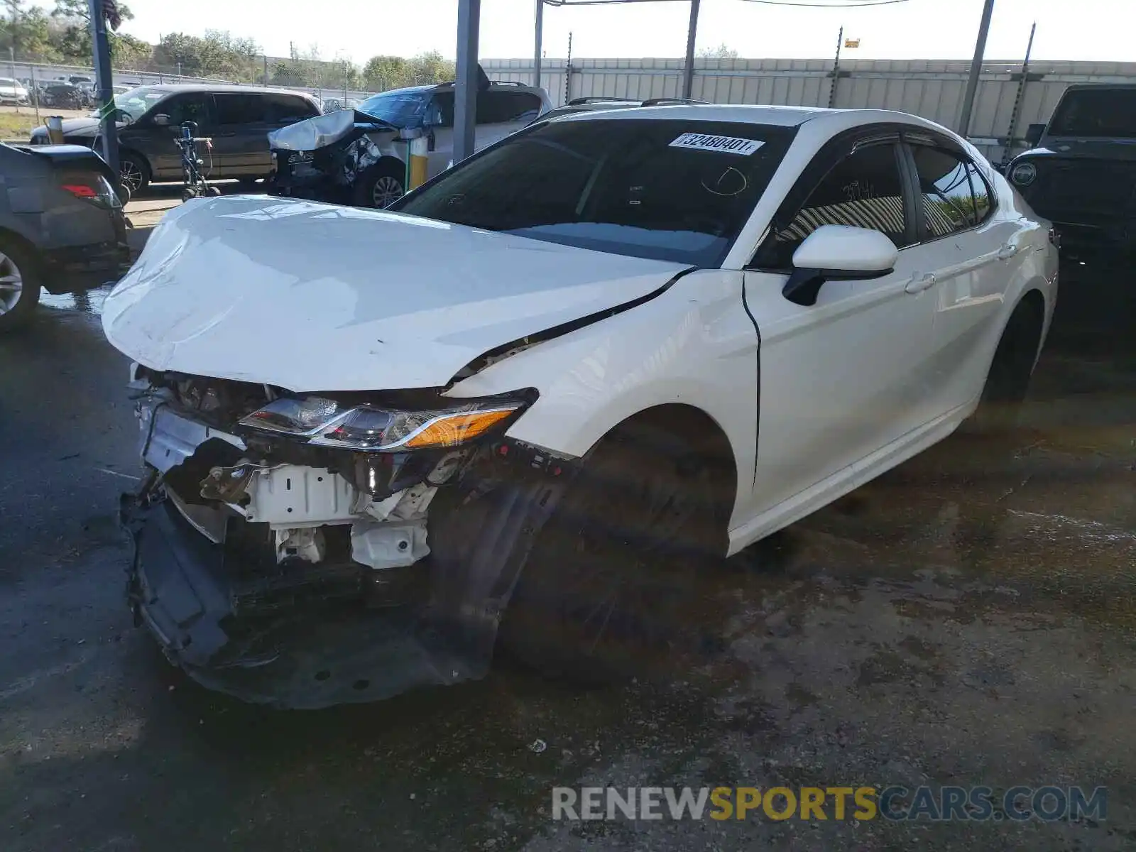 2 Photograph of a damaged car 4T1G11AK7LU905149 TOYOTA CAMRY 2020