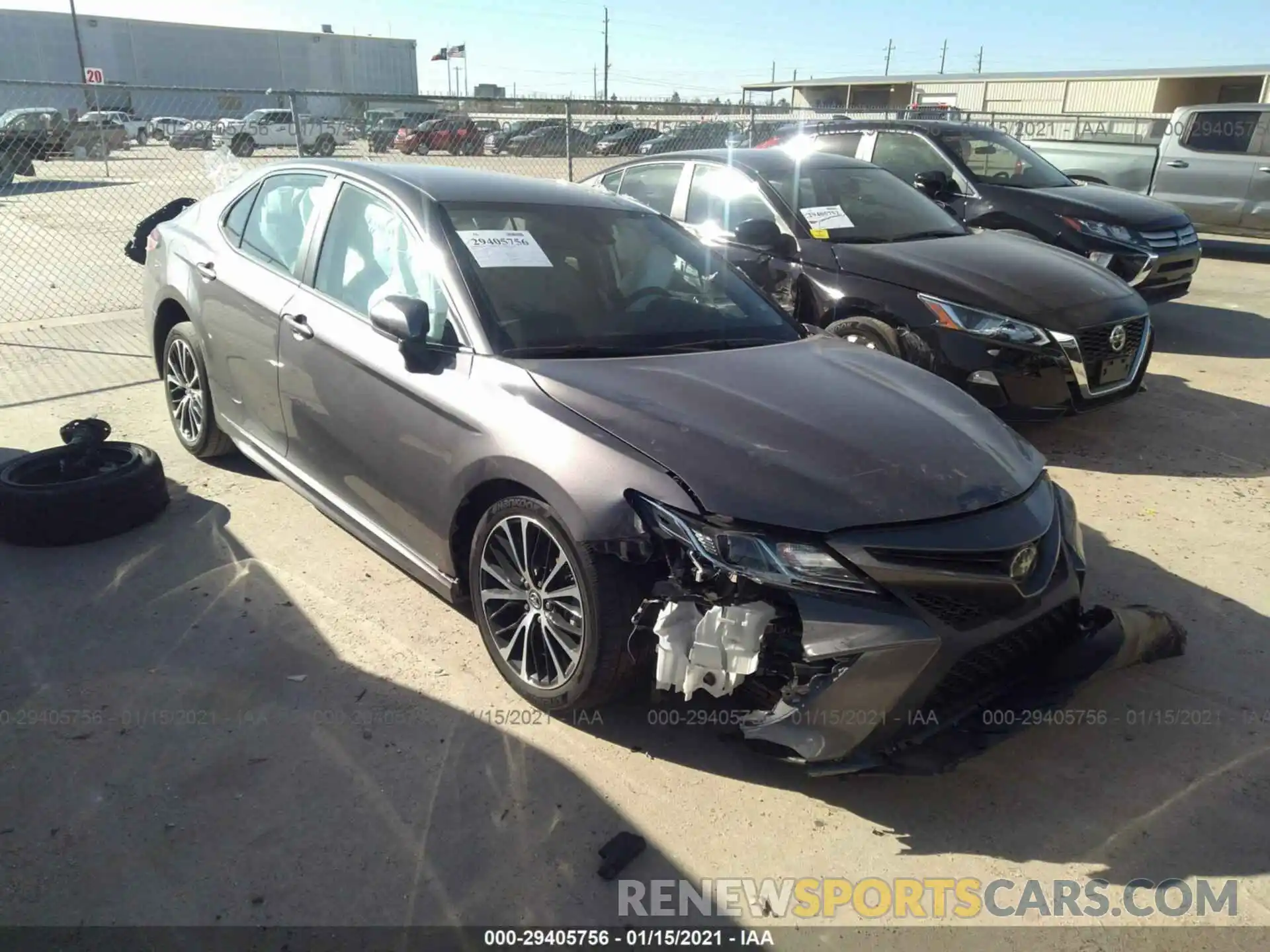 1 Photograph of a damaged car 4T1G11AK7LU908391 TOYOTA CAMRY 2020