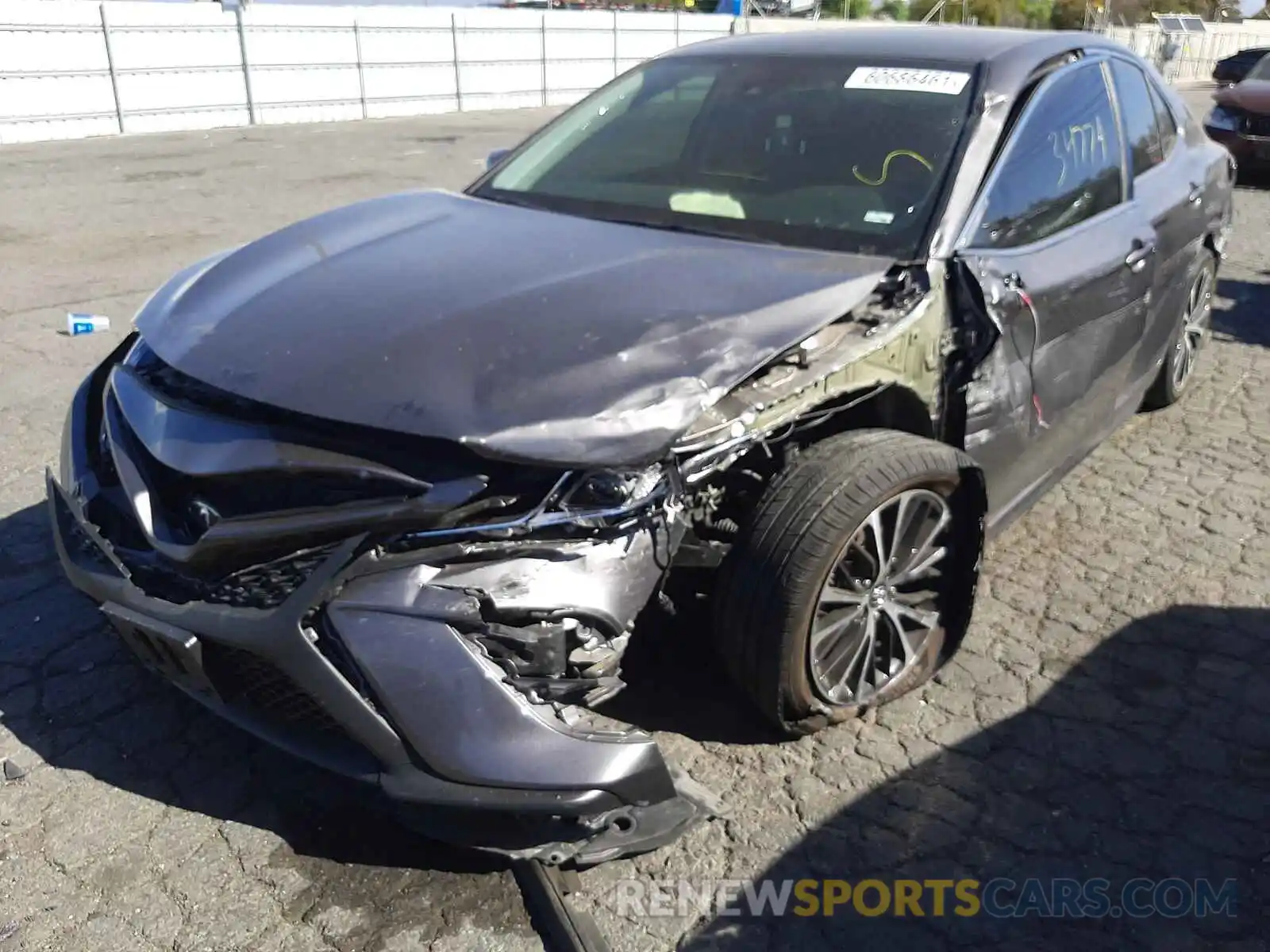 2 Photograph of a damaged car 4T1G11AK7LU909136 TOYOTA CAMRY 2020