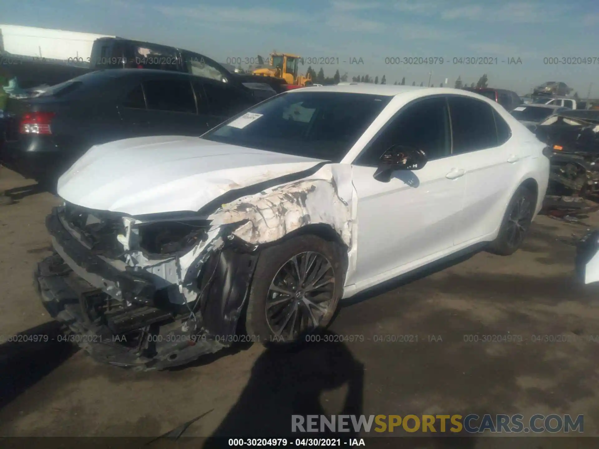 2 Photograph of a damaged car 4T1G11AK7LU909153 TOYOTA CAMRY 2020