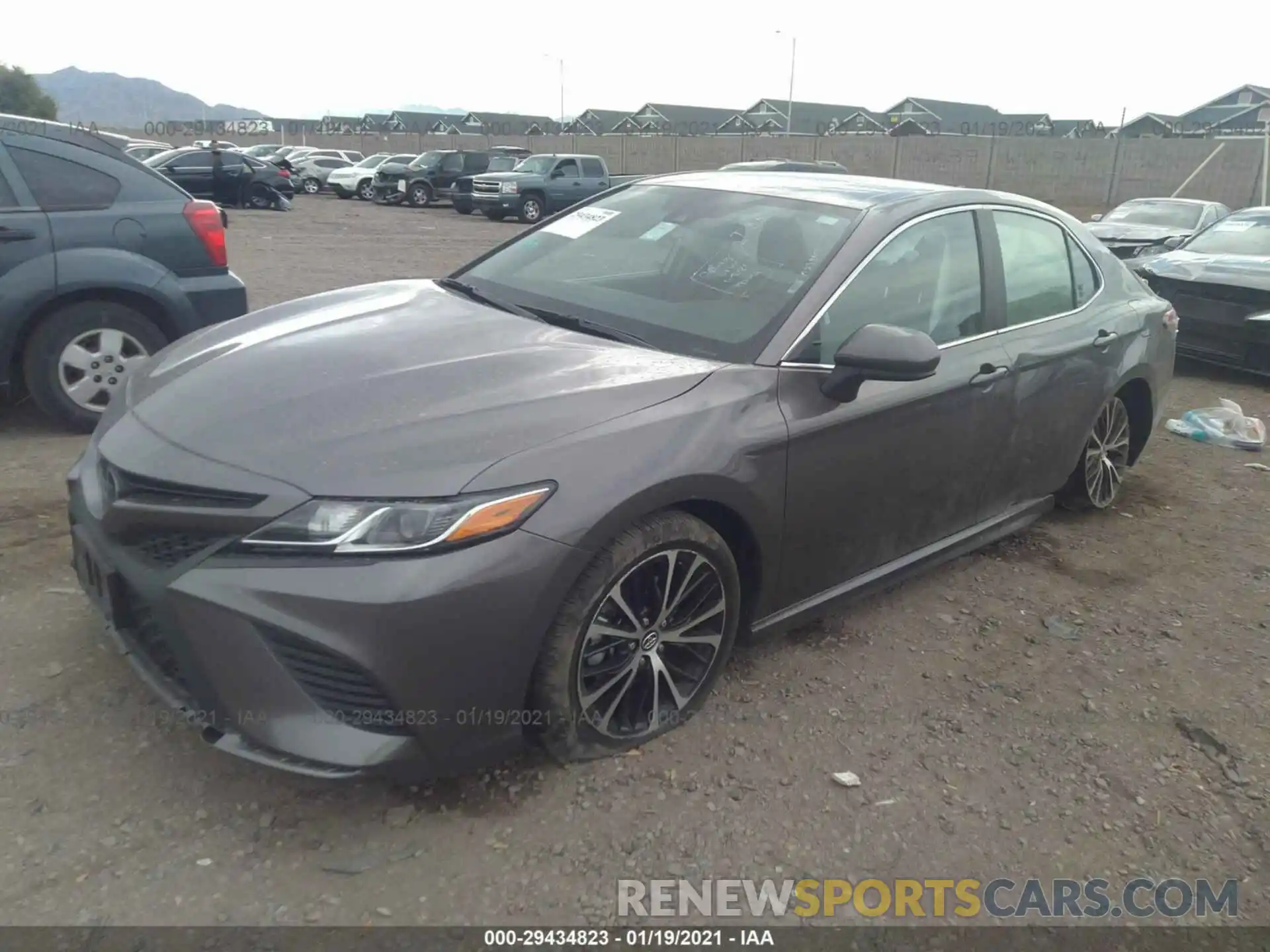 2 Photograph of a damaged car 4T1G11AK7LU912070 TOYOTA CAMRY 2020