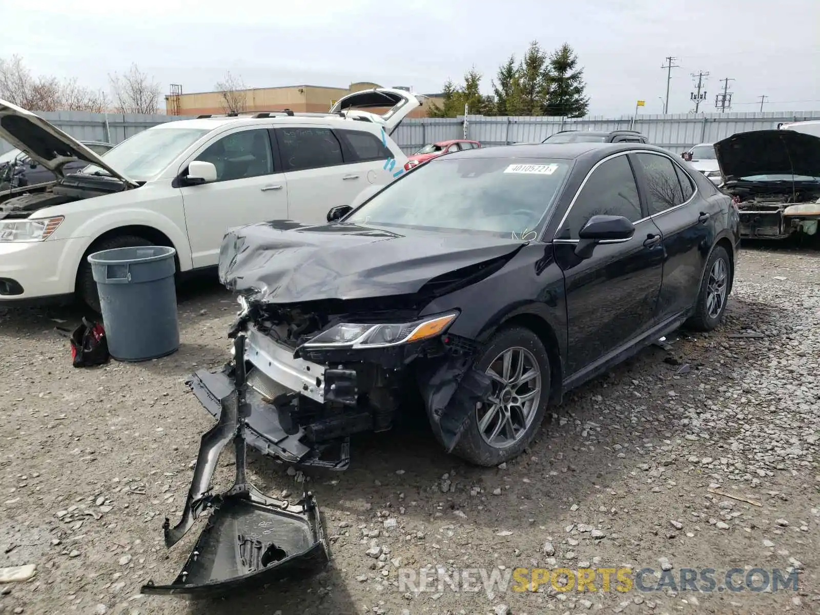 2 Photograph of a damaged car 4T1G11AK7LU912392 TOYOTA CAMRY 2020