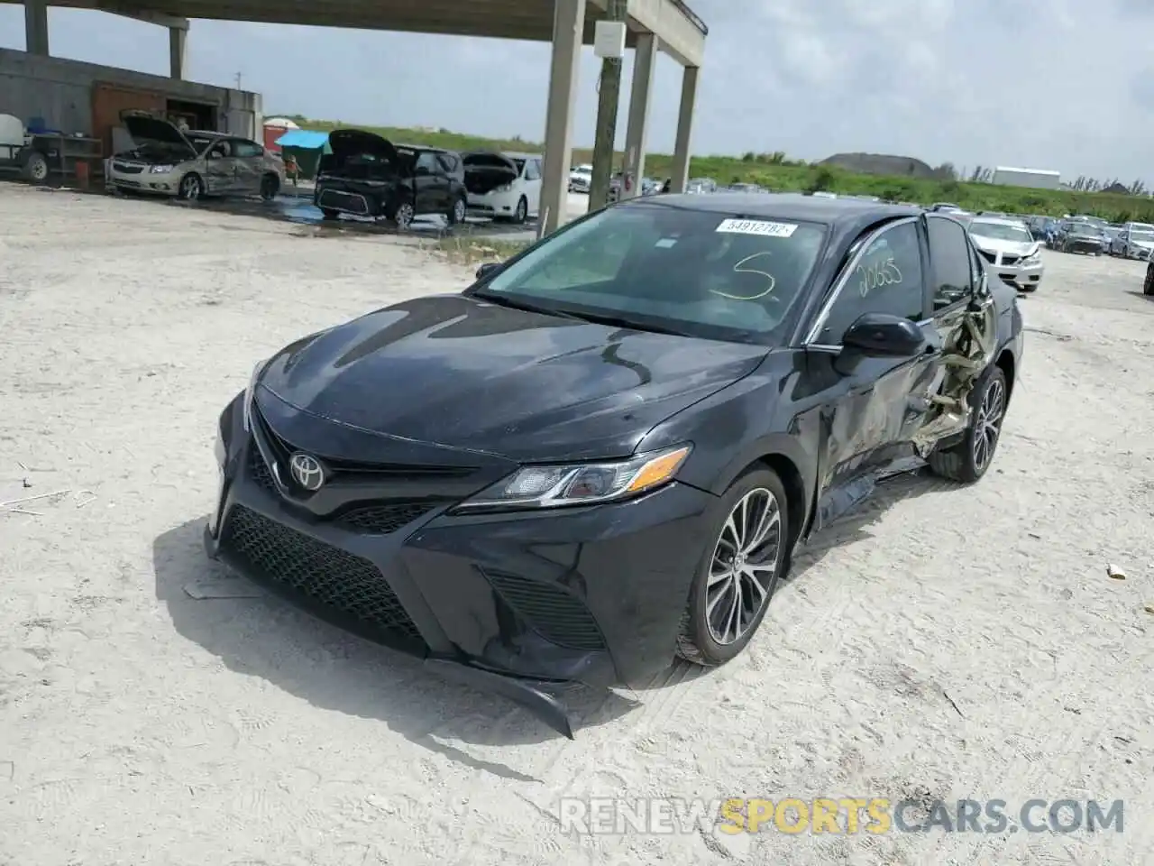 2 Photograph of a damaged car 4T1G11AK7LU919293 TOYOTA CAMRY 2020