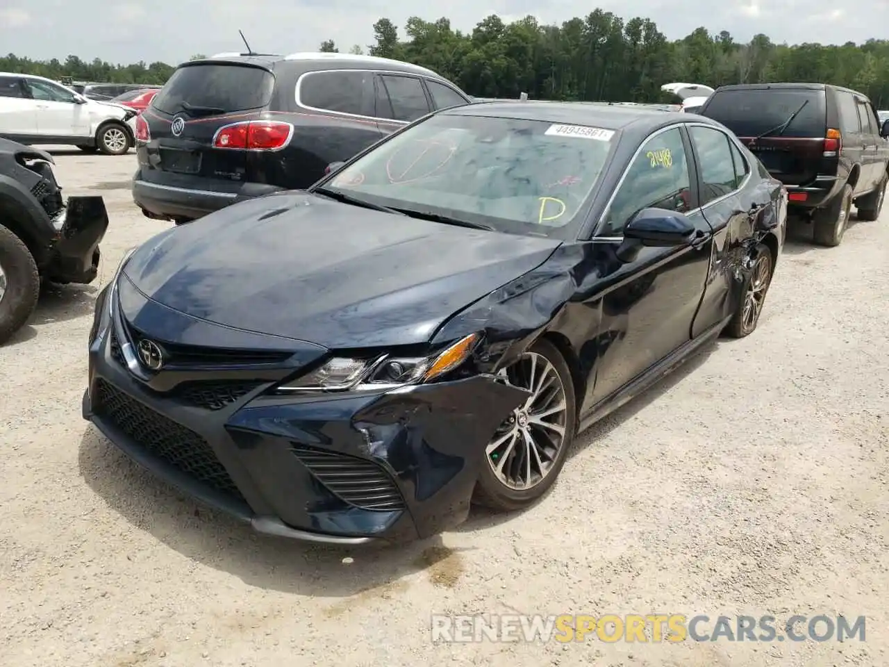 2 Photograph of a damaged car 4T1G11AK7LU920119 TOYOTA CAMRY 2020