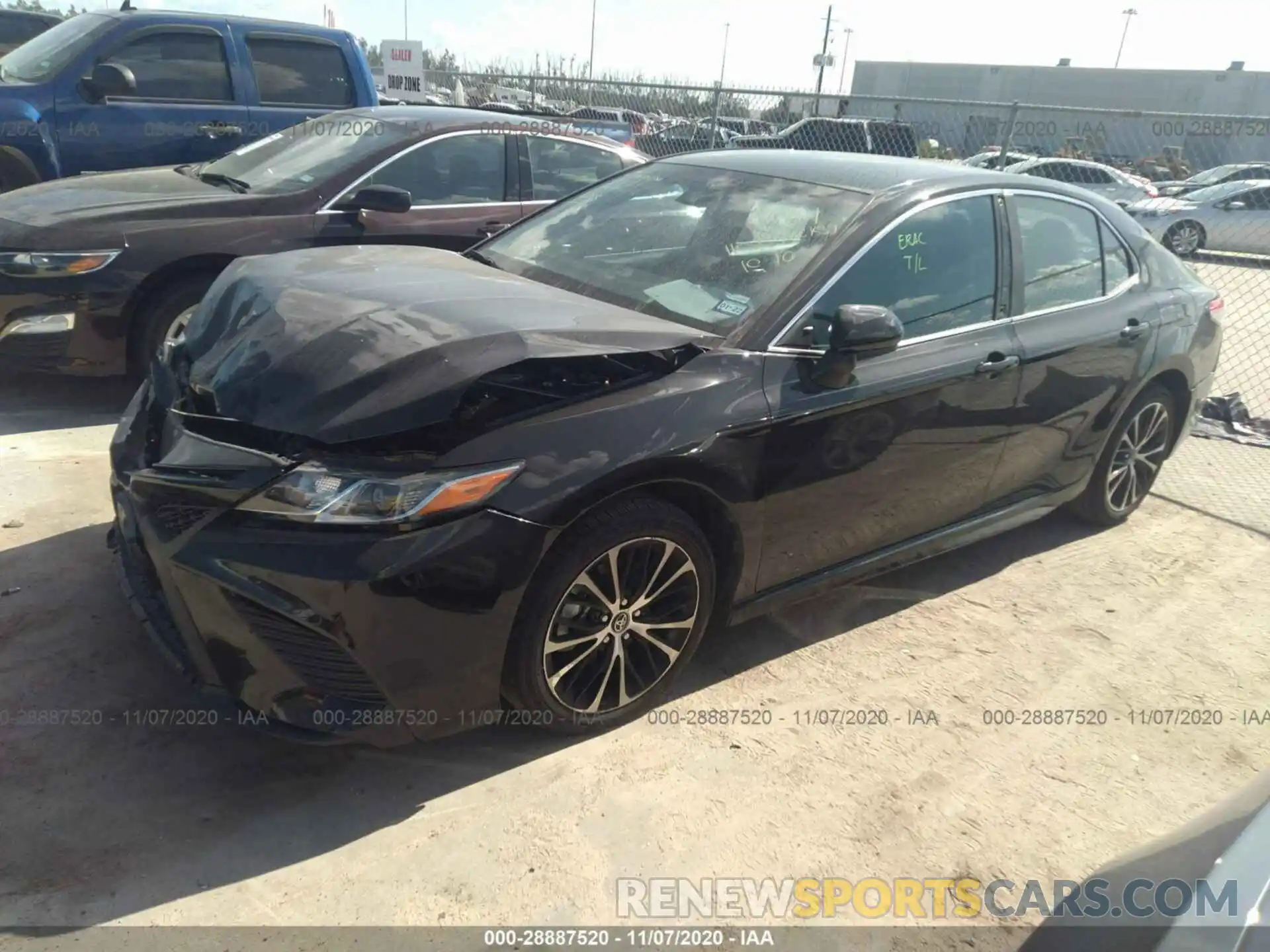 2 Photograph of a damaged car 4T1G11AK7LU923019 TOYOTA CAMRY 2020