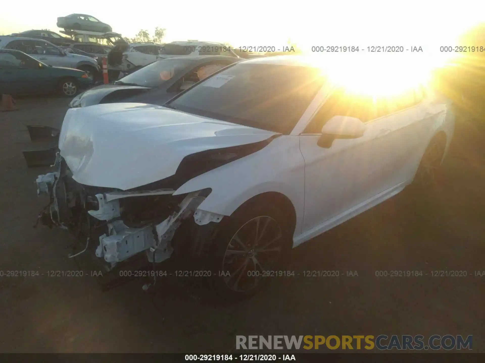 2 Photograph of a damaged car 4T1G11AK7LU924767 TOYOTA CAMRY 2020