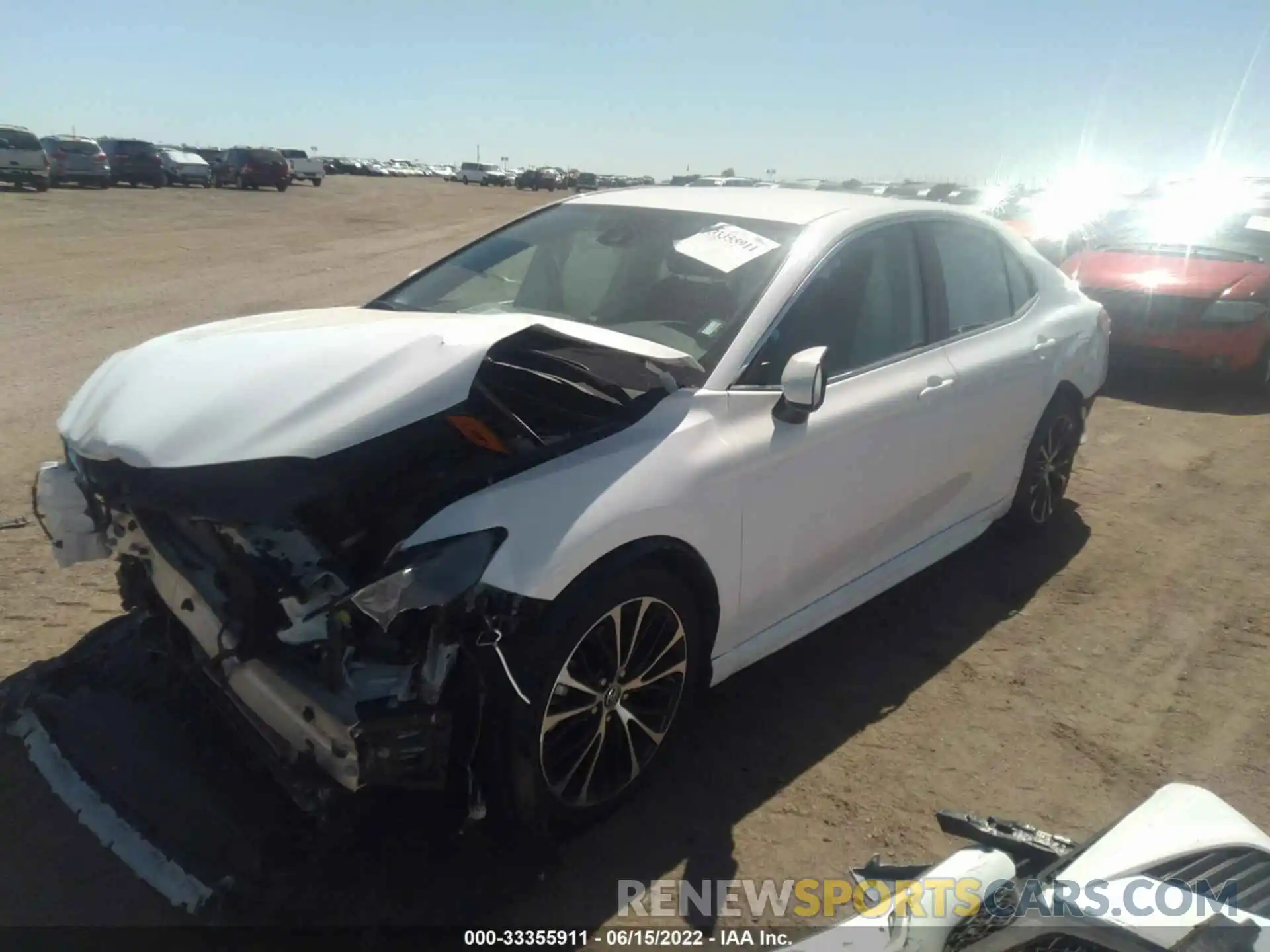 2 Photograph of a damaged car 4T1G11AK7LU925420 TOYOTA CAMRY 2020