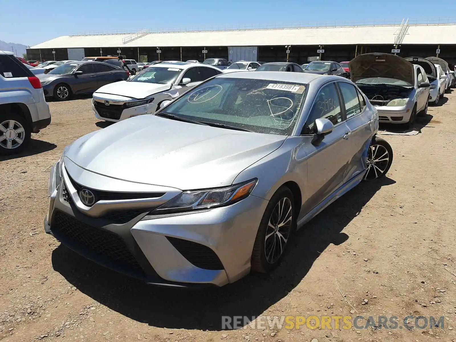 2 Photograph of a damaged car 4T1G11AK7LU925966 TOYOTA CAMRY 2020