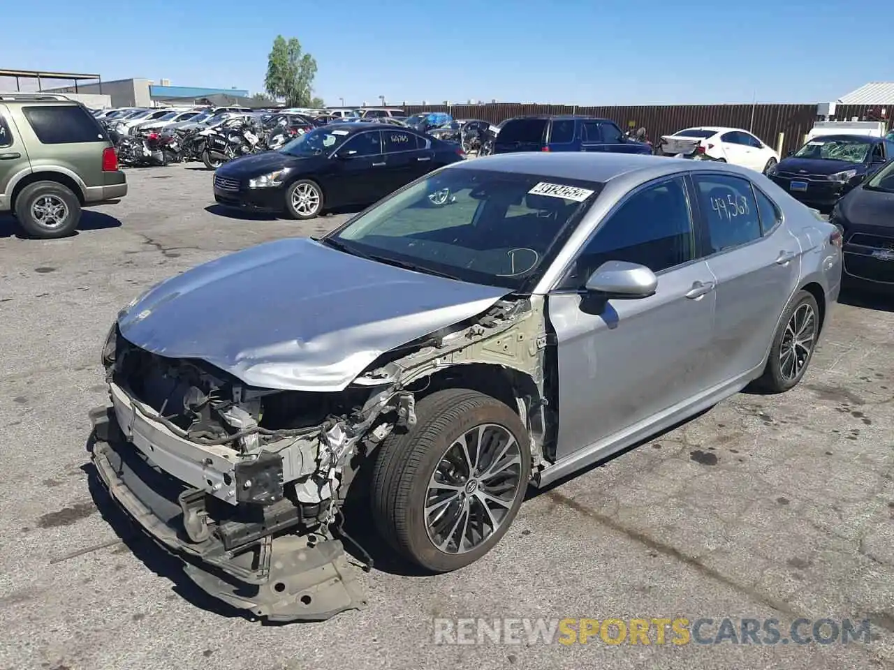 2 Photograph of a damaged car 4T1G11AK7LU928026 TOYOTA CAMRY 2020