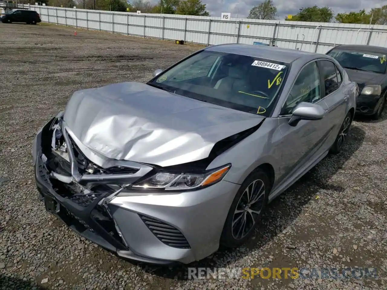 2 Photograph of a damaged car 4T1G11AK7LU932366 TOYOTA CAMRY 2020