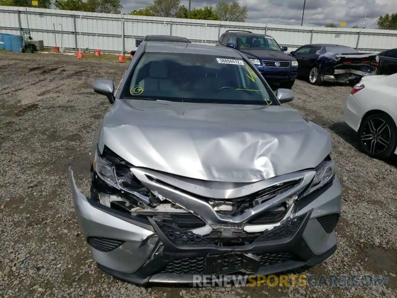 9 Photograph of a damaged car 4T1G11AK7LU932366 TOYOTA CAMRY 2020