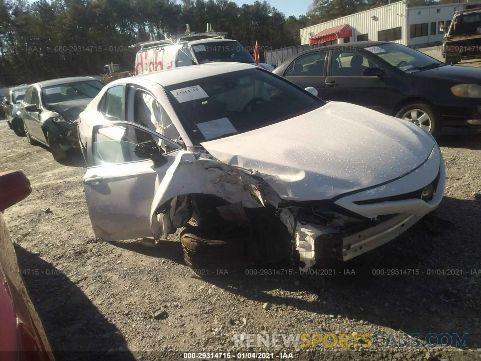 1 Photograph of a damaged car 4T1G11AK7LU932755 TOYOTA CAMRY 2020