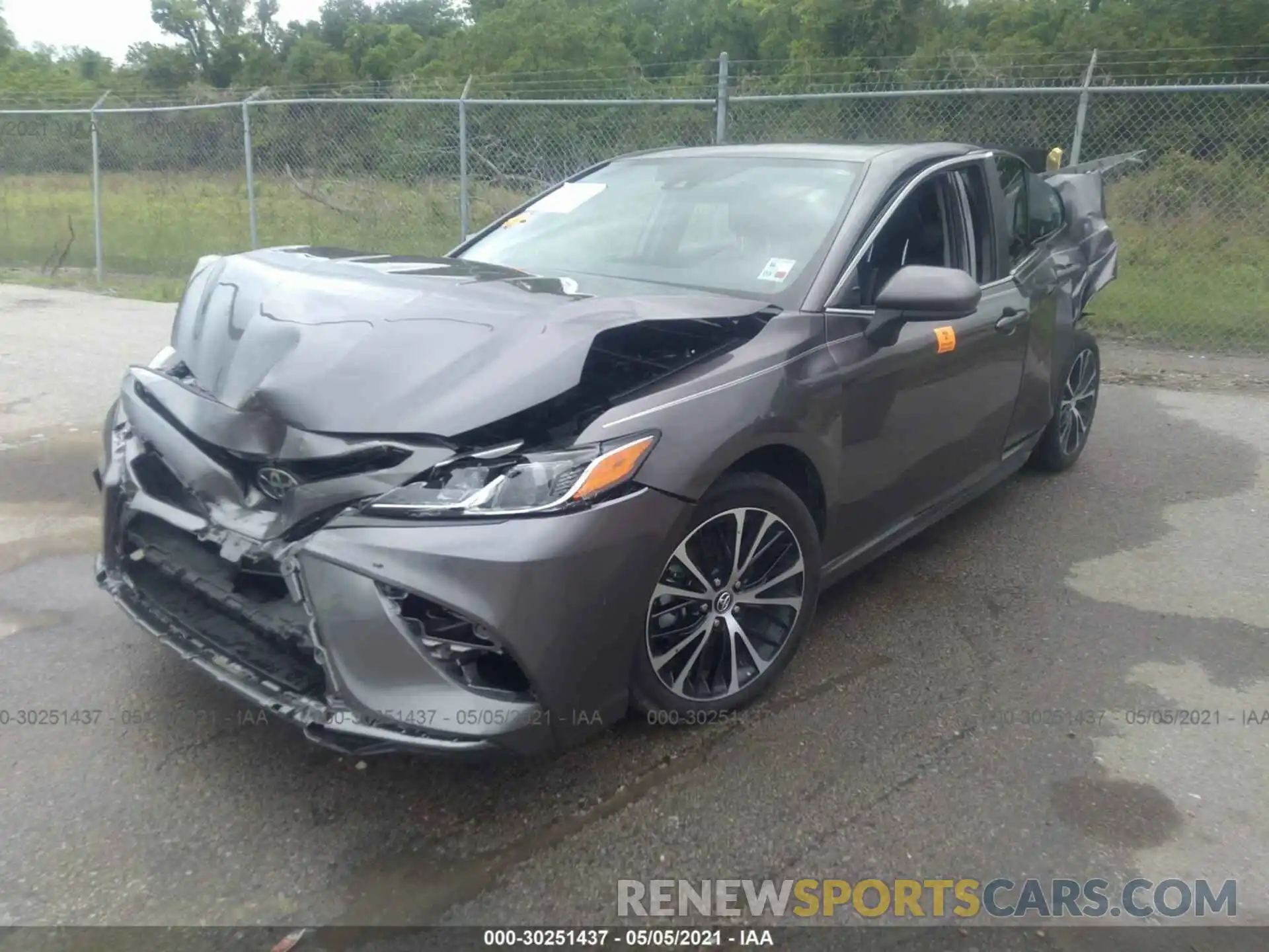 2 Photograph of a damaged car 4T1G11AK7LU932903 TOYOTA CAMRY 2020