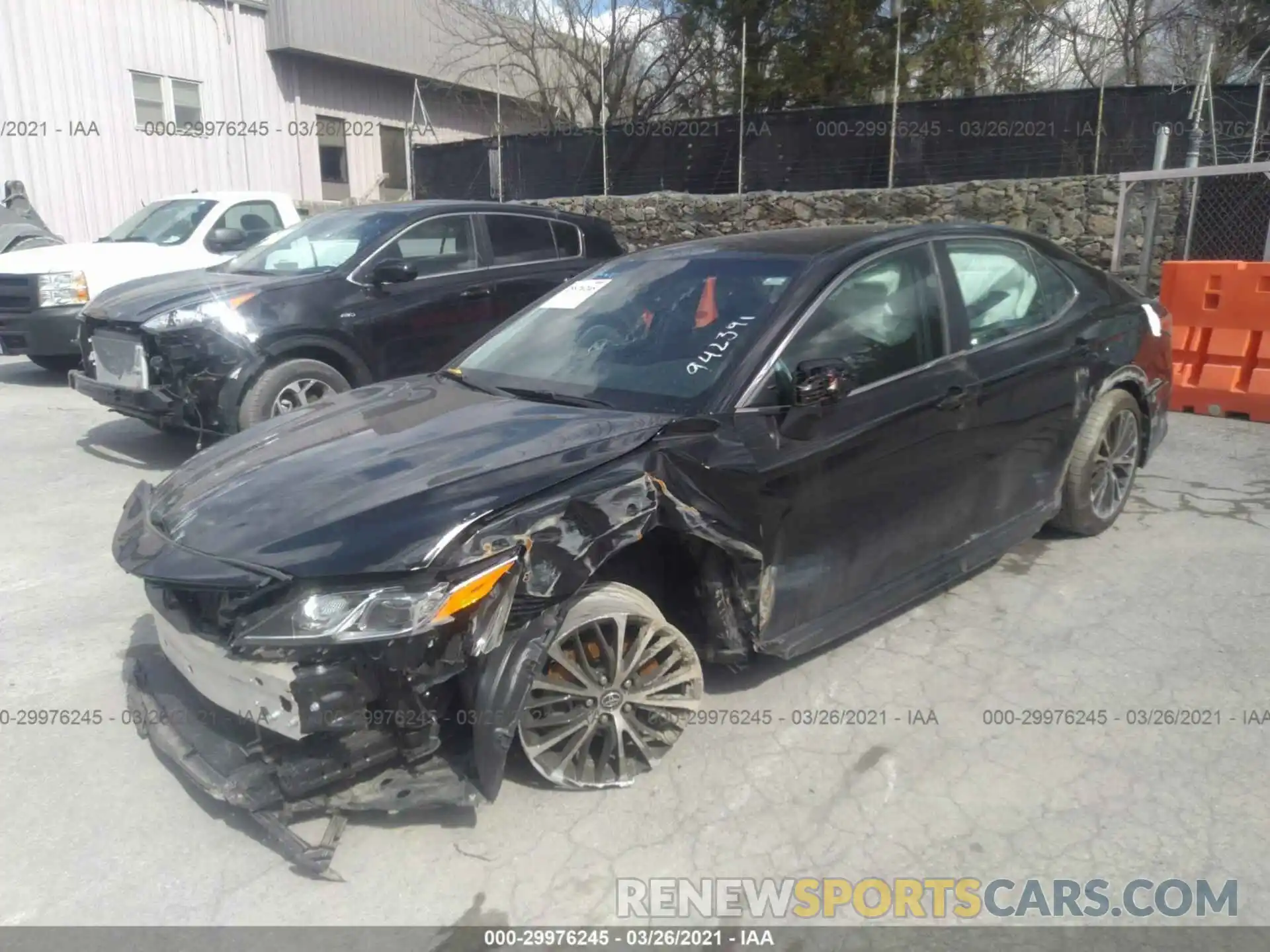 2 Photograph of a damaged car 4T1G11AK7LU942394 TOYOTA CAMRY 2020