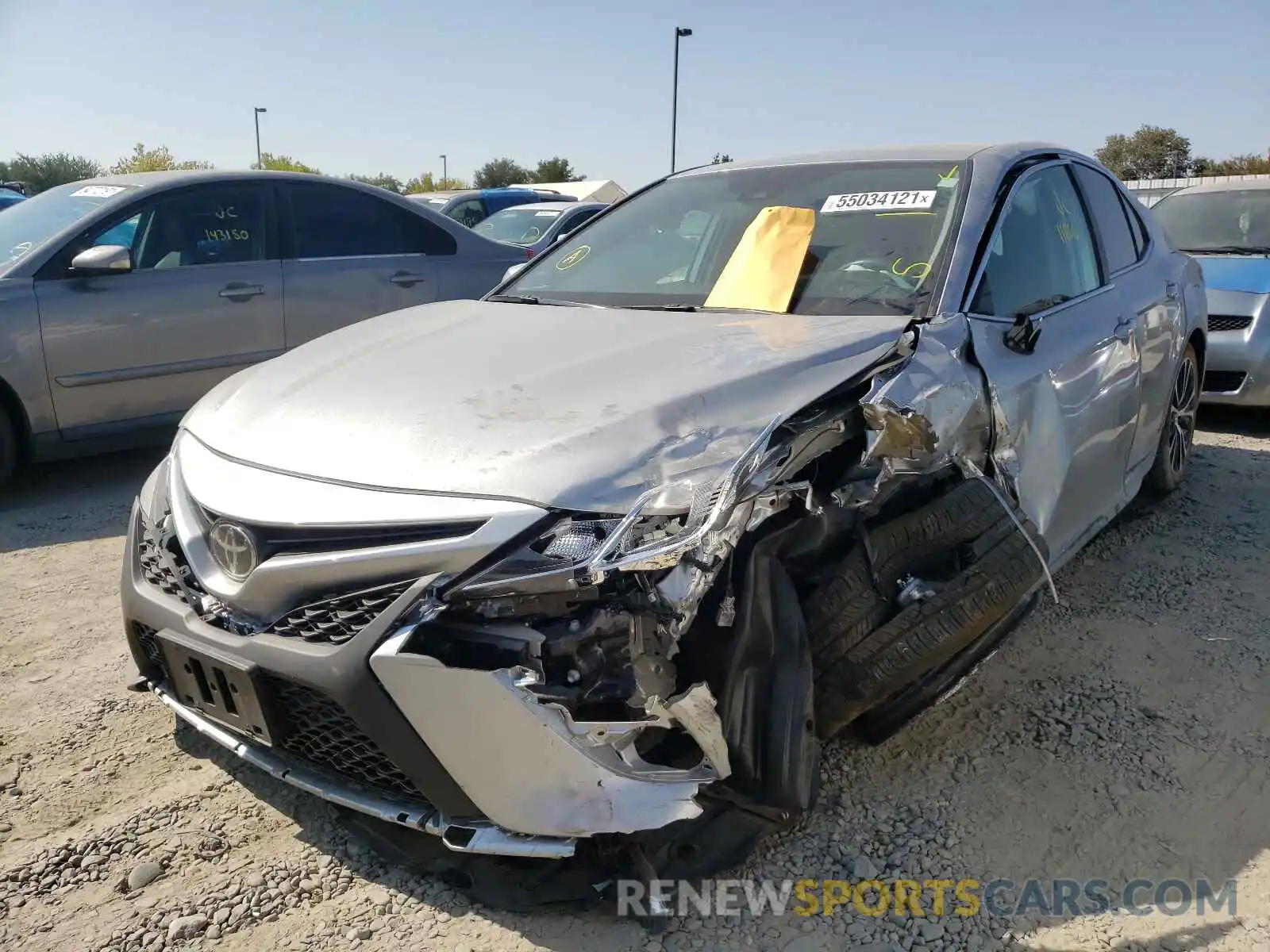 2 Photograph of a damaged car 4T1G11AK7LU942511 TOYOTA CAMRY 2020