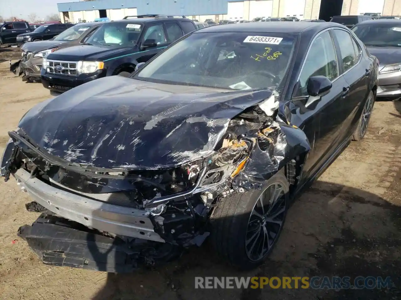 2 Photograph of a damaged car 4T1G11AK7LU944212 TOYOTA CAMRY 2020