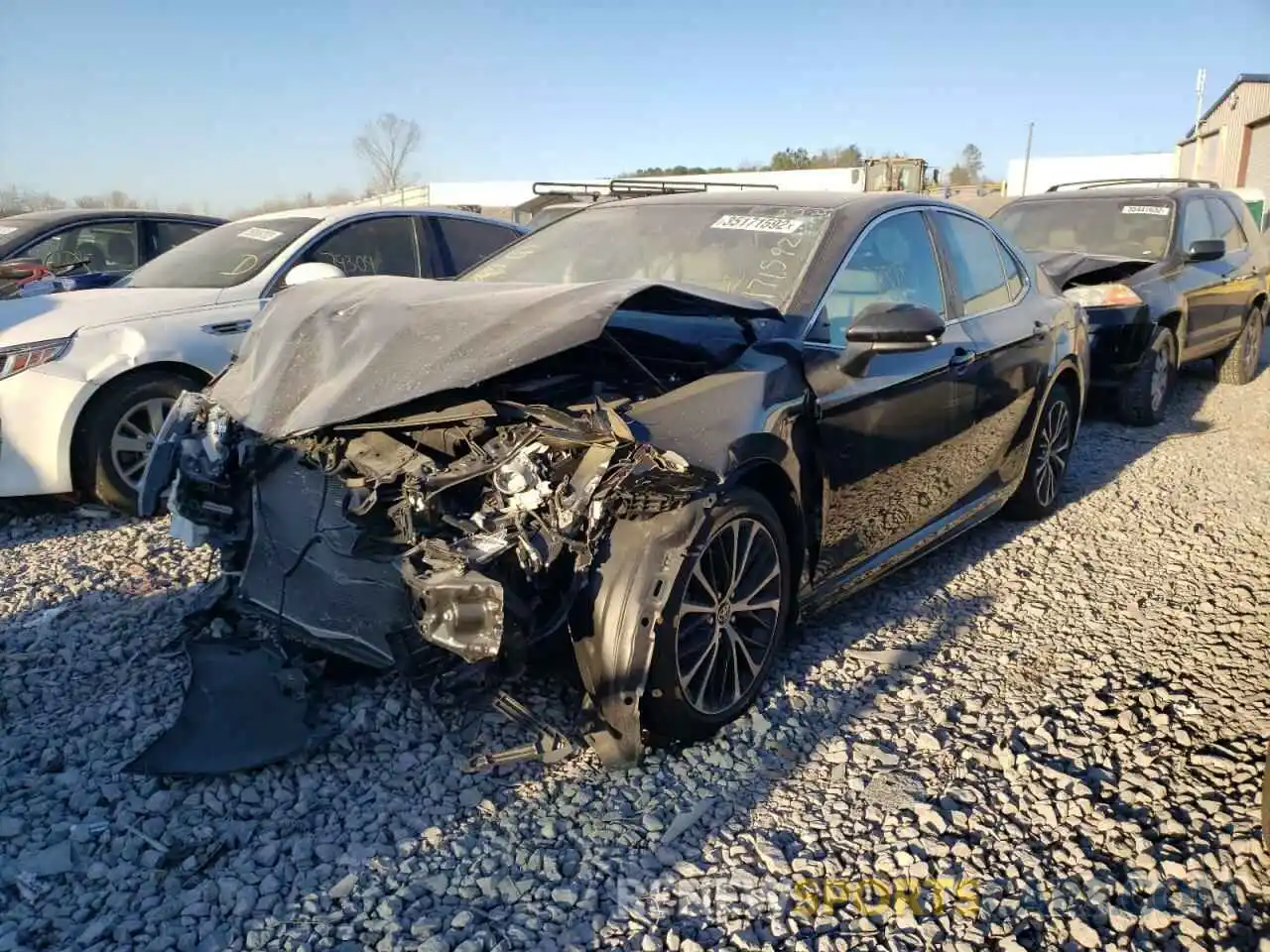 2 Photograph of a damaged car 4T1G11AK7LU946770 TOYOTA CAMRY 2020