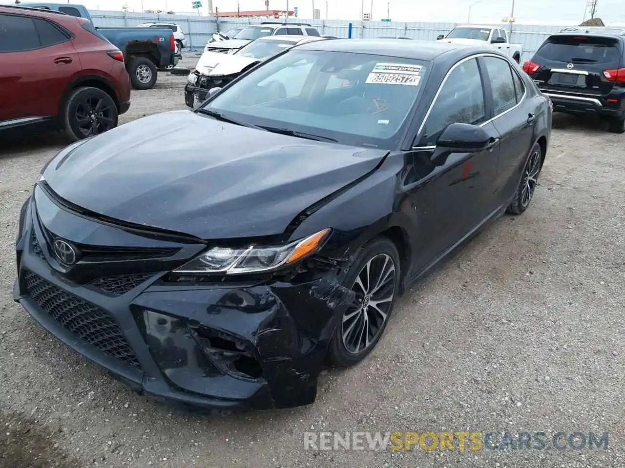 2 Photograph of a damaged car 4T1G11AK7LU946803 TOYOTA CAMRY 2020