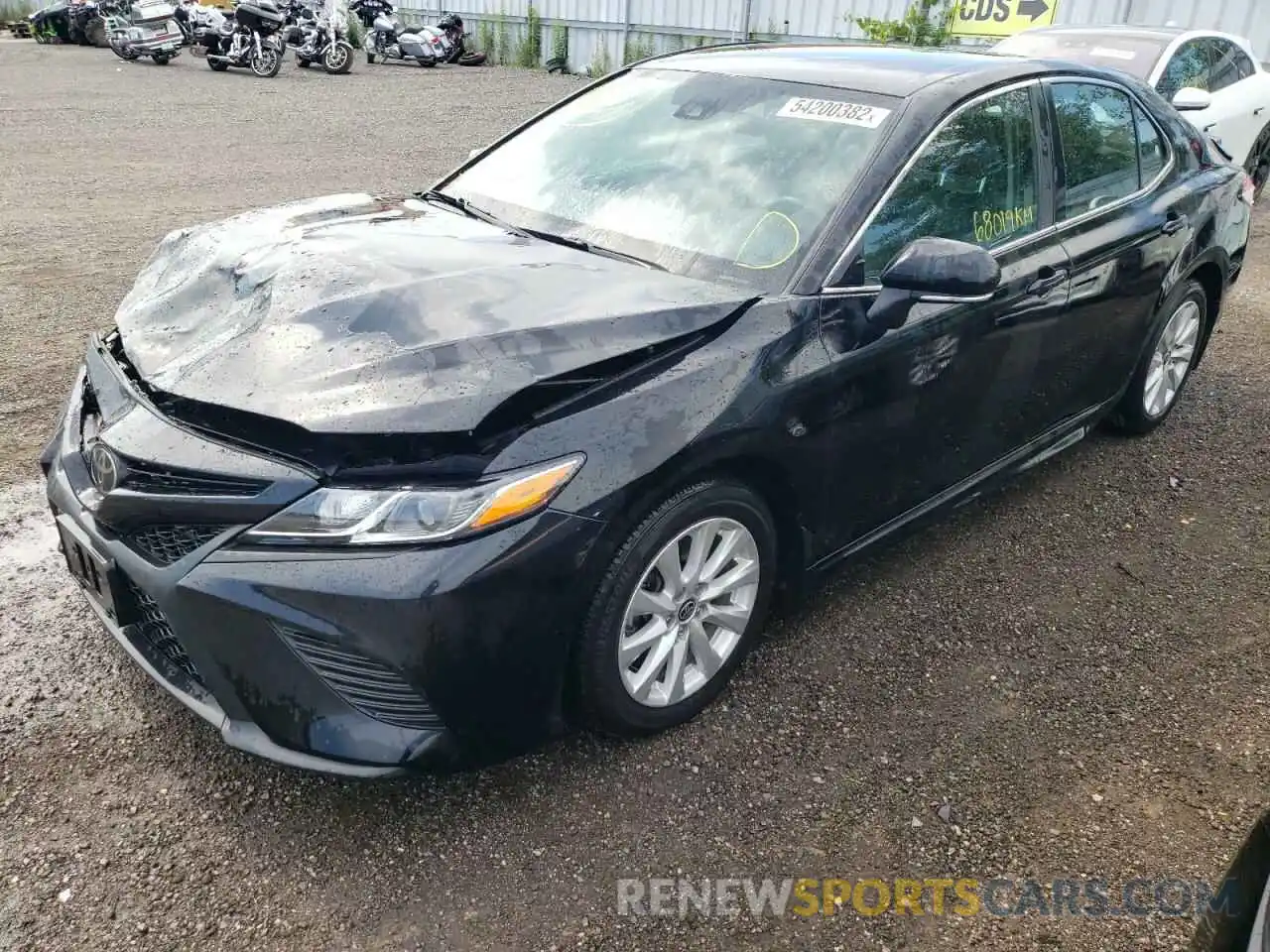 2 Photograph of a damaged car 4T1G11AK7LU949037 TOYOTA CAMRY 2020