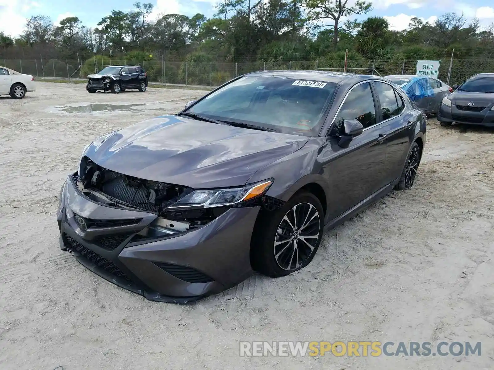 2 Photograph of a damaged car 4T1G11AK7LU949524 TOYOTA CAMRY 2020