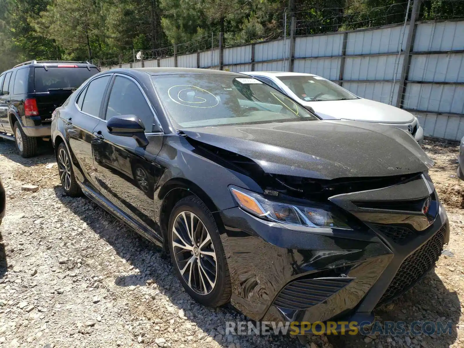 1 Photograph of a damaged car 4T1G11AK7LU950074 TOYOTA CAMRY 2020