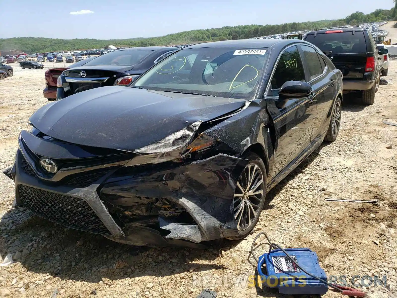 2 Photograph of a damaged car 4T1G11AK7LU950074 TOYOTA CAMRY 2020