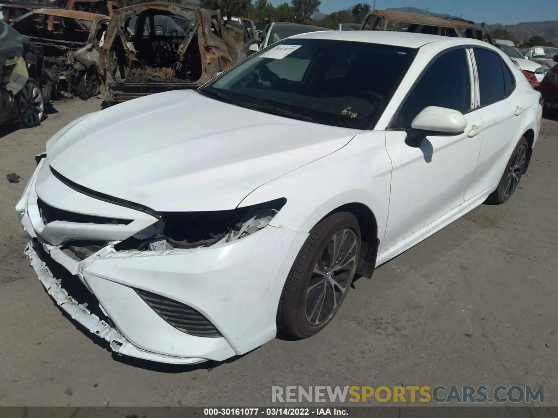 2 Photograph of a damaged car 4T1G11AK7LU952035 TOYOTA CAMRY 2020