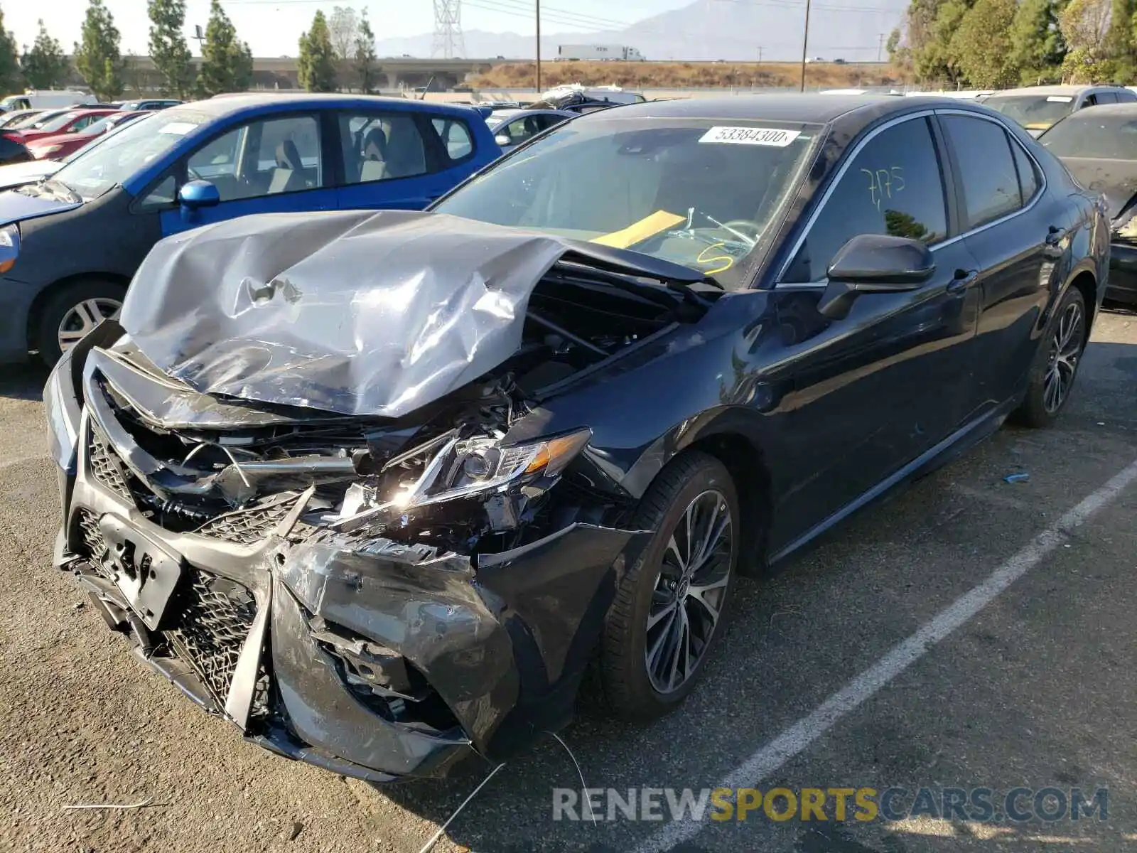 2 Photograph of a damaged car 4T1G11AK7LU957039 TOYOTA CAMRY 2020