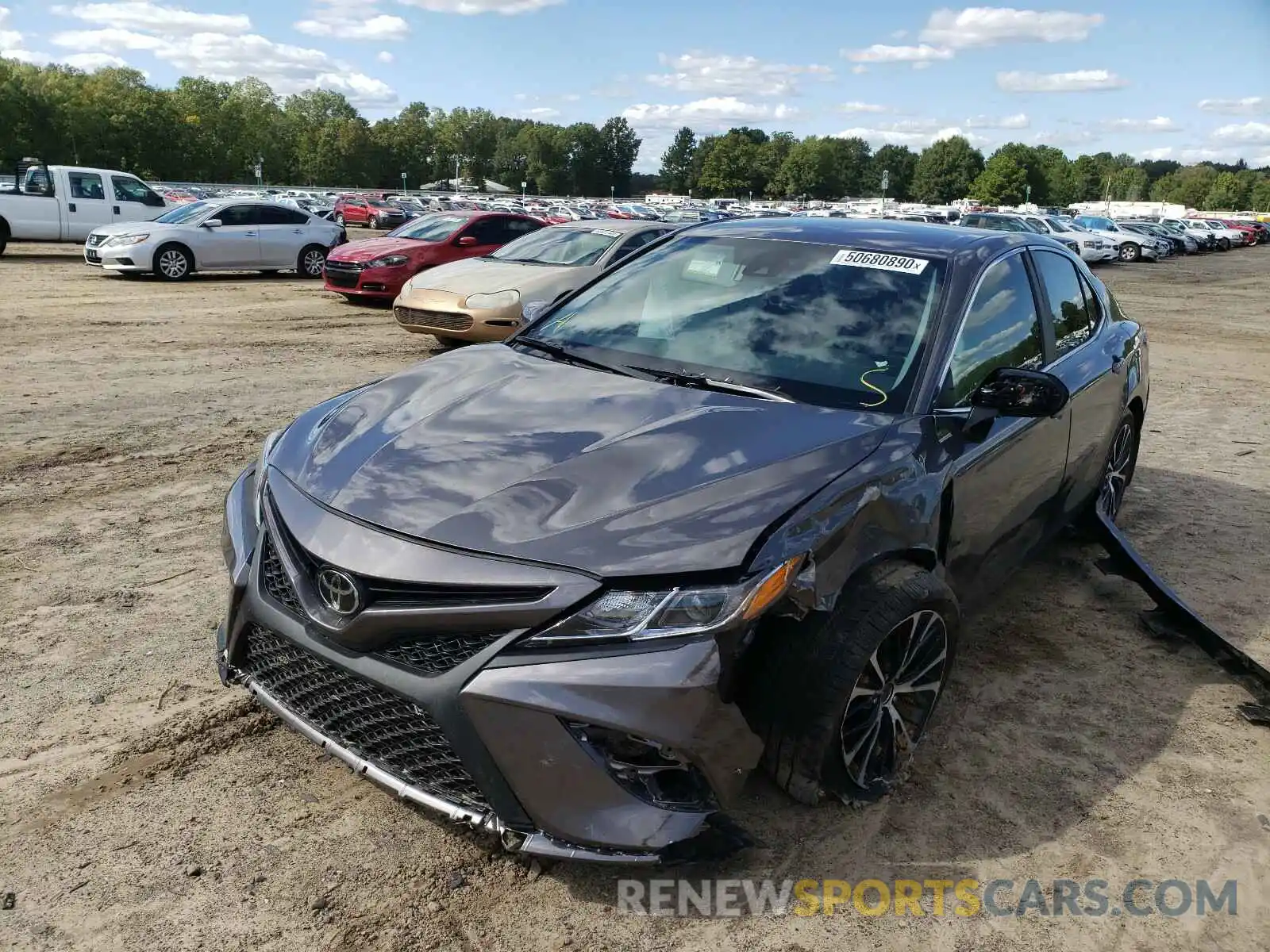 2 Photograph of a damaged car 4T1G11AK7LU957607 TOYOTA CAMRY 2020