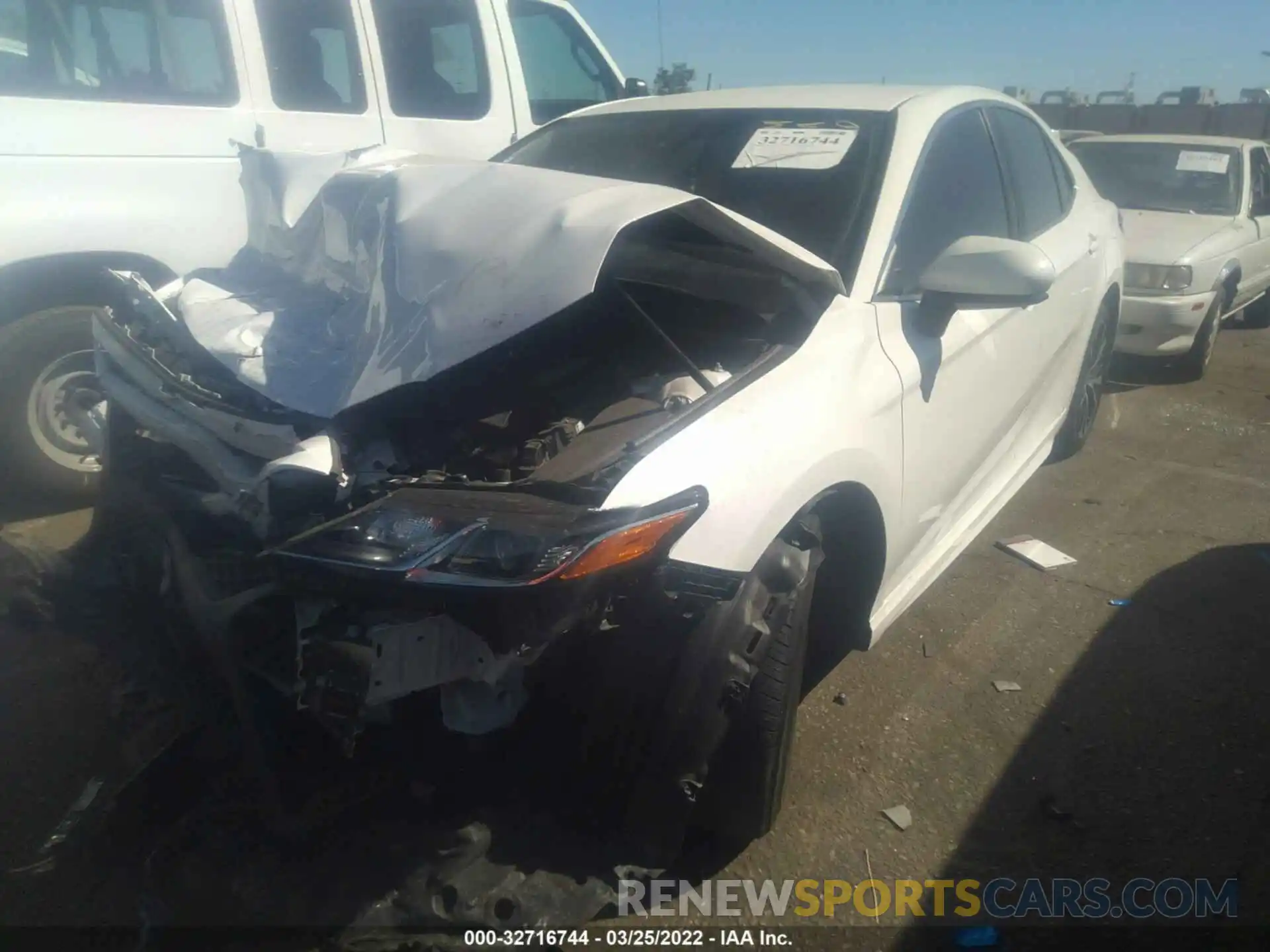 2 Photograph of a damaged car 4T1G11AK7LU964959 TOYOTA CAMRY 2020