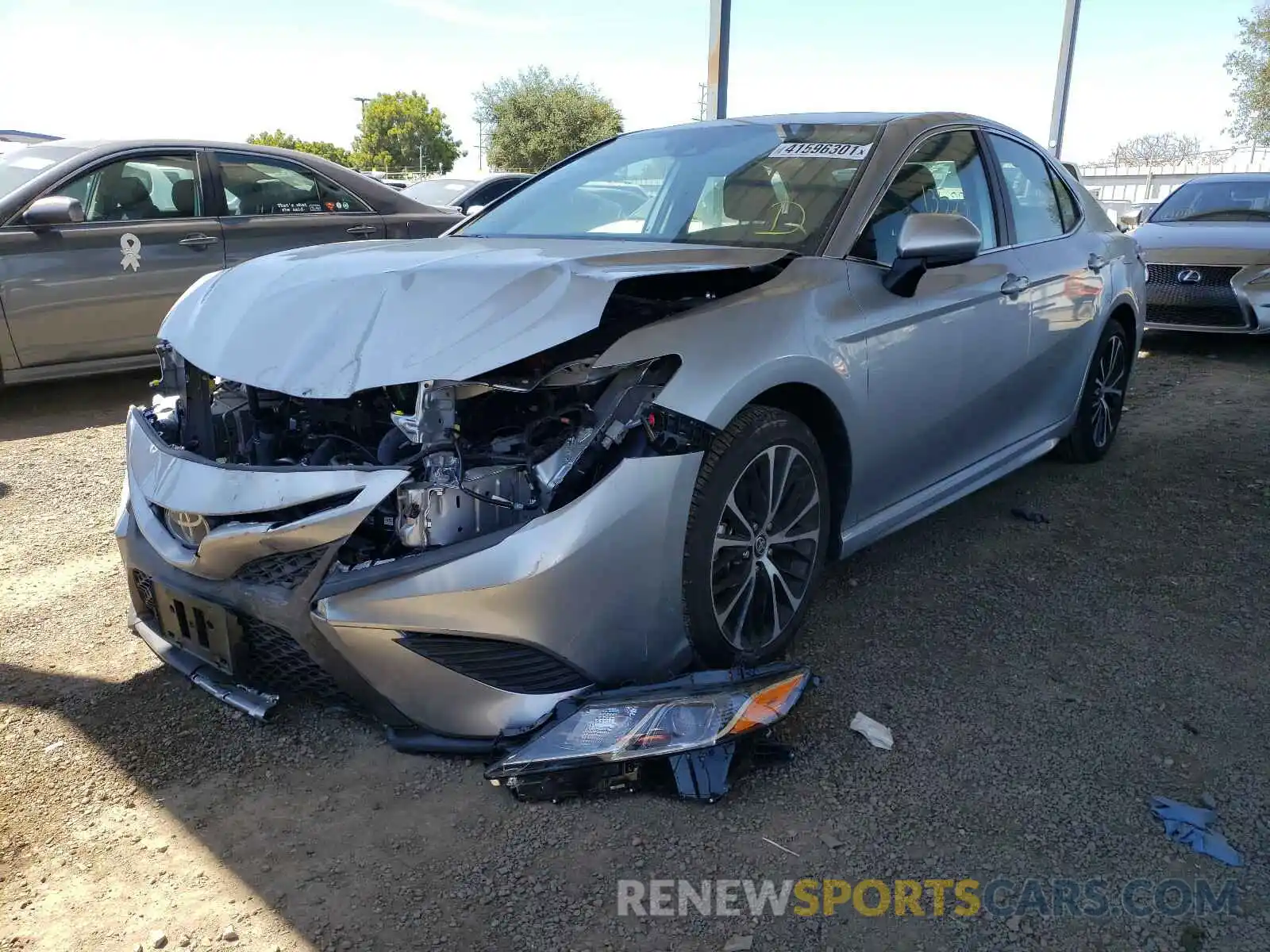 2 Photograph of a damaged car 4T1G11AK7LU969191 TOYOTA CAMRY 2020