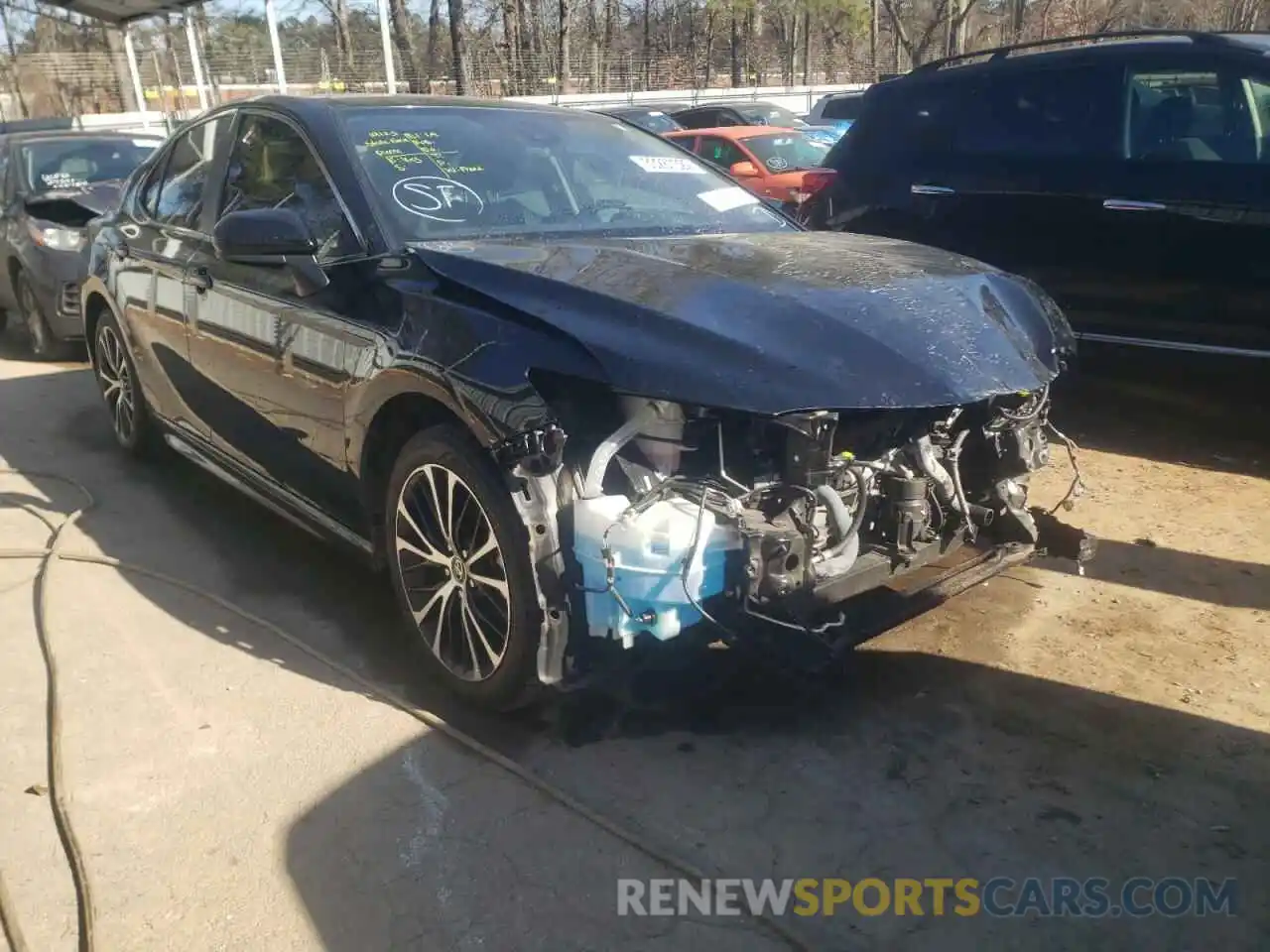 1 Photograph of a damaged car 4T1G11AK7LU972396 TOYOTA CAMRY 2020