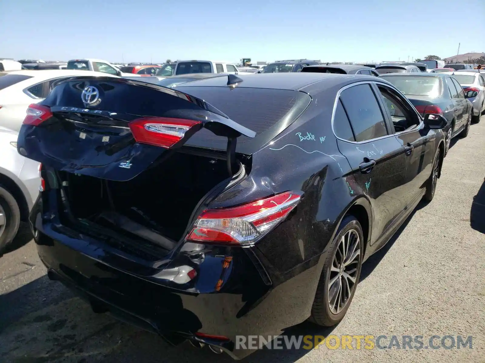 4 Photograph of a damaged car 4T1G11AK7LU972883 TOYOTA CAMRY 2020