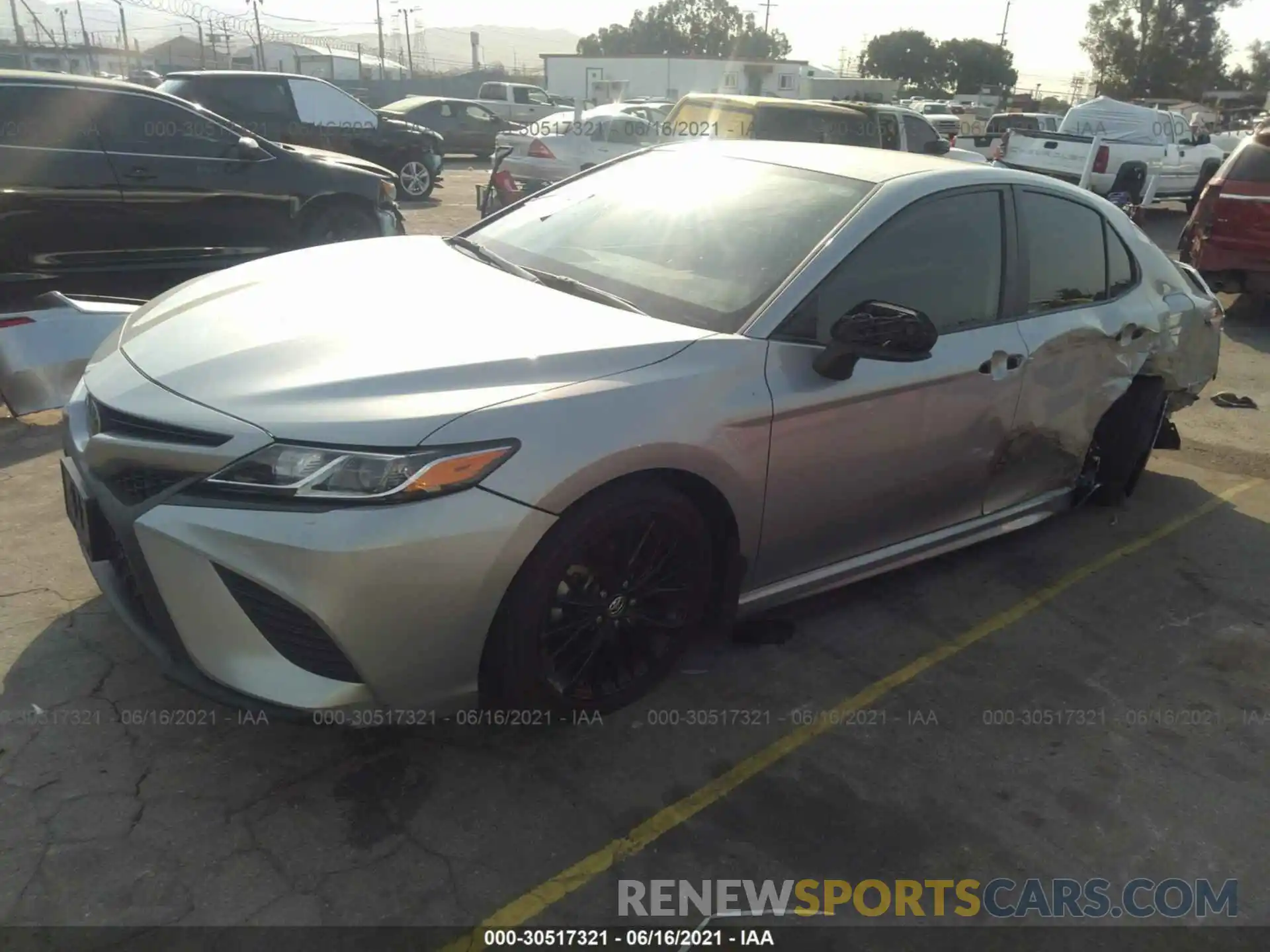 2 Photograph of a damaged car 4T1G11AK8LU300797 TOYOTA CAMRY 2020