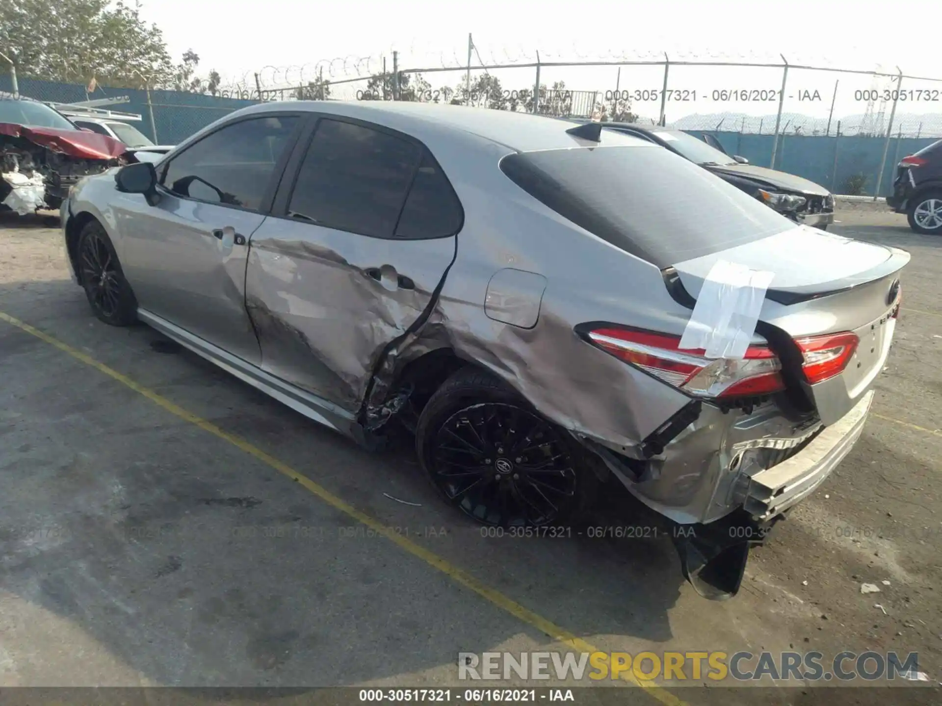 3 Photograph of a damaged car 4T1G11AK8LU300797 TOYOTA CAMRY 2020