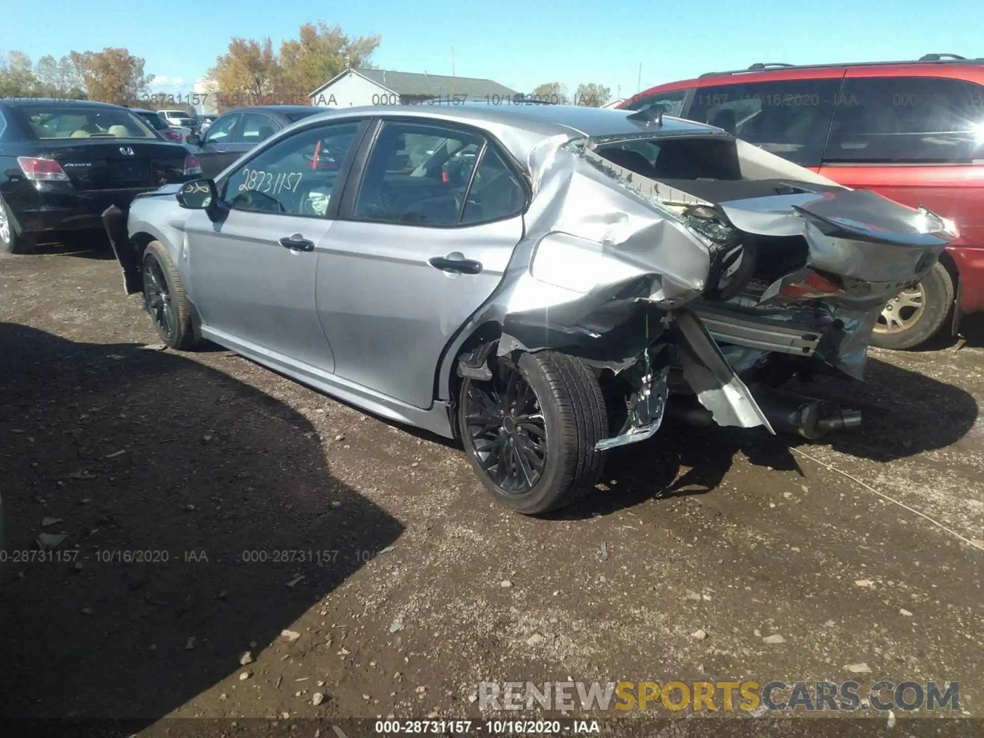 3 Photograph of a damaged car 4T1G11AK8LU301710 TOYOTA CAMRY 2020