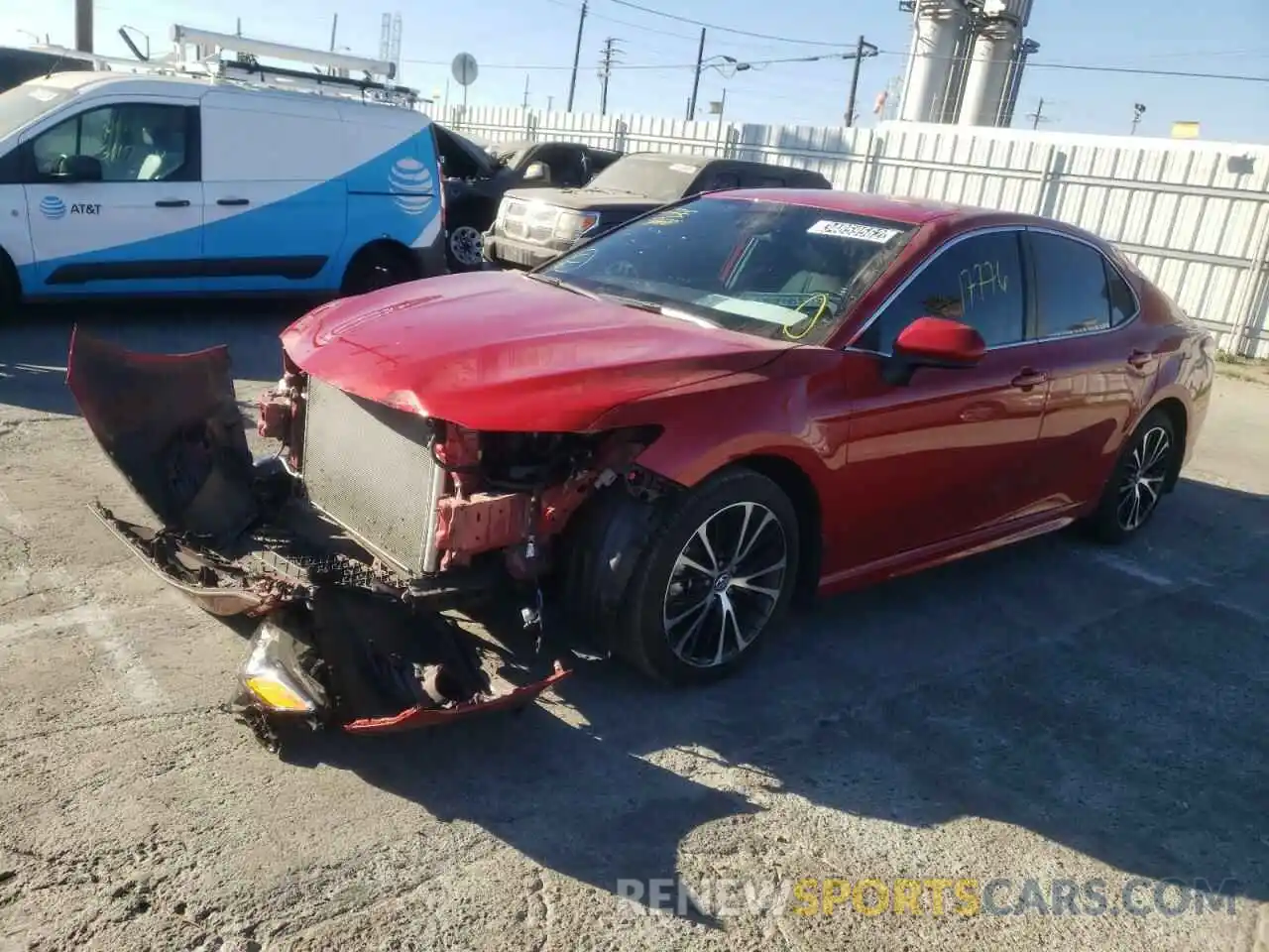 2 Photograph of a damaged car 4T1G11AK8LU303215 TOYOTA CAMRY 2020