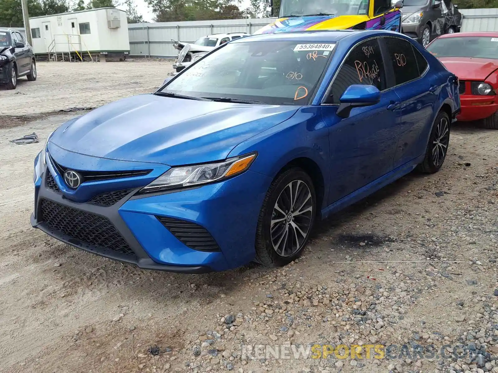 2 Photograph of a damaged car 4T1G11AK8LU303523 TOYOTA CAMRY 2020