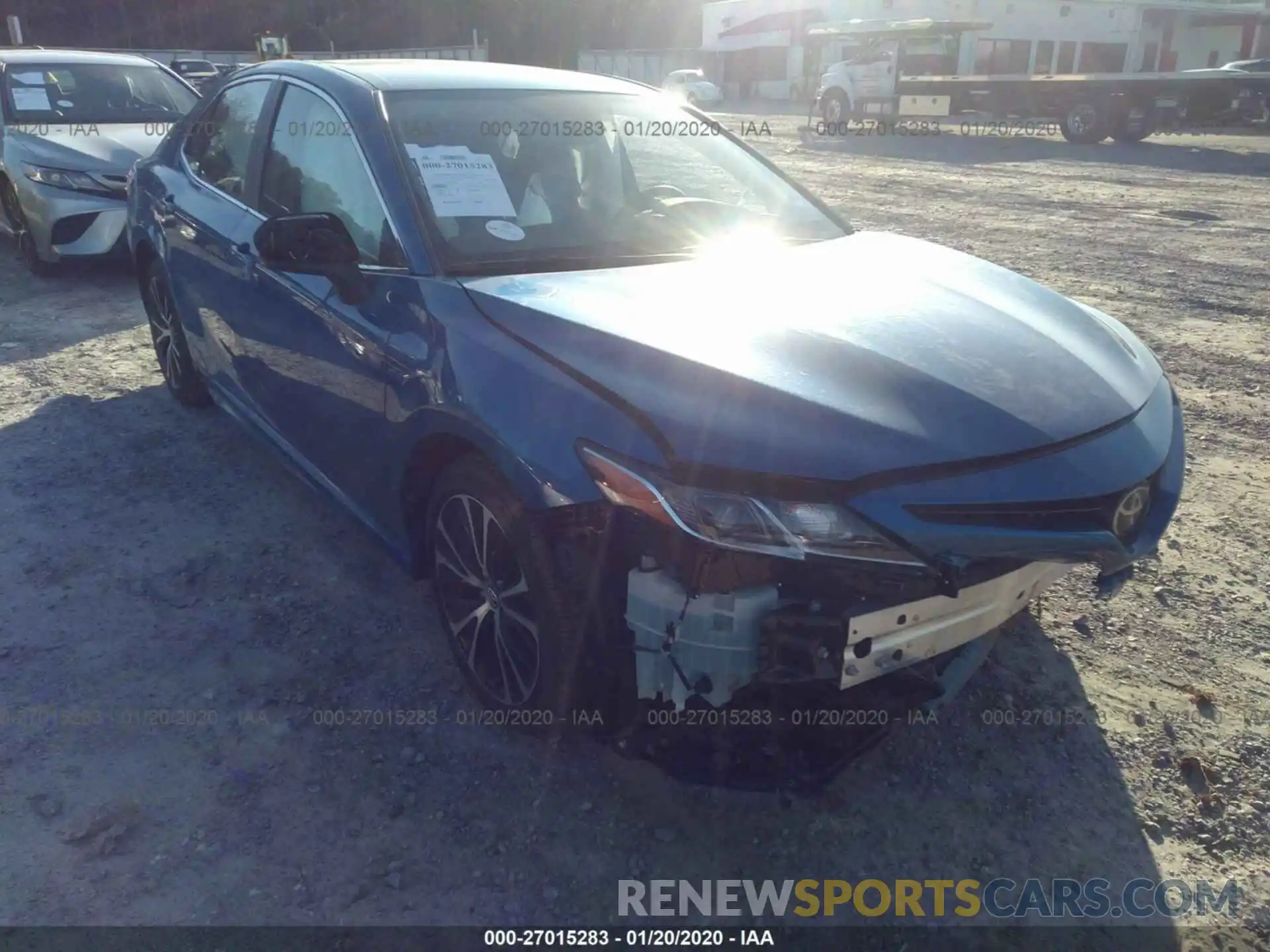 1 Photograph of a damaged car 4T1G11AK8LU305983 TOYOTA CAMRY 2020