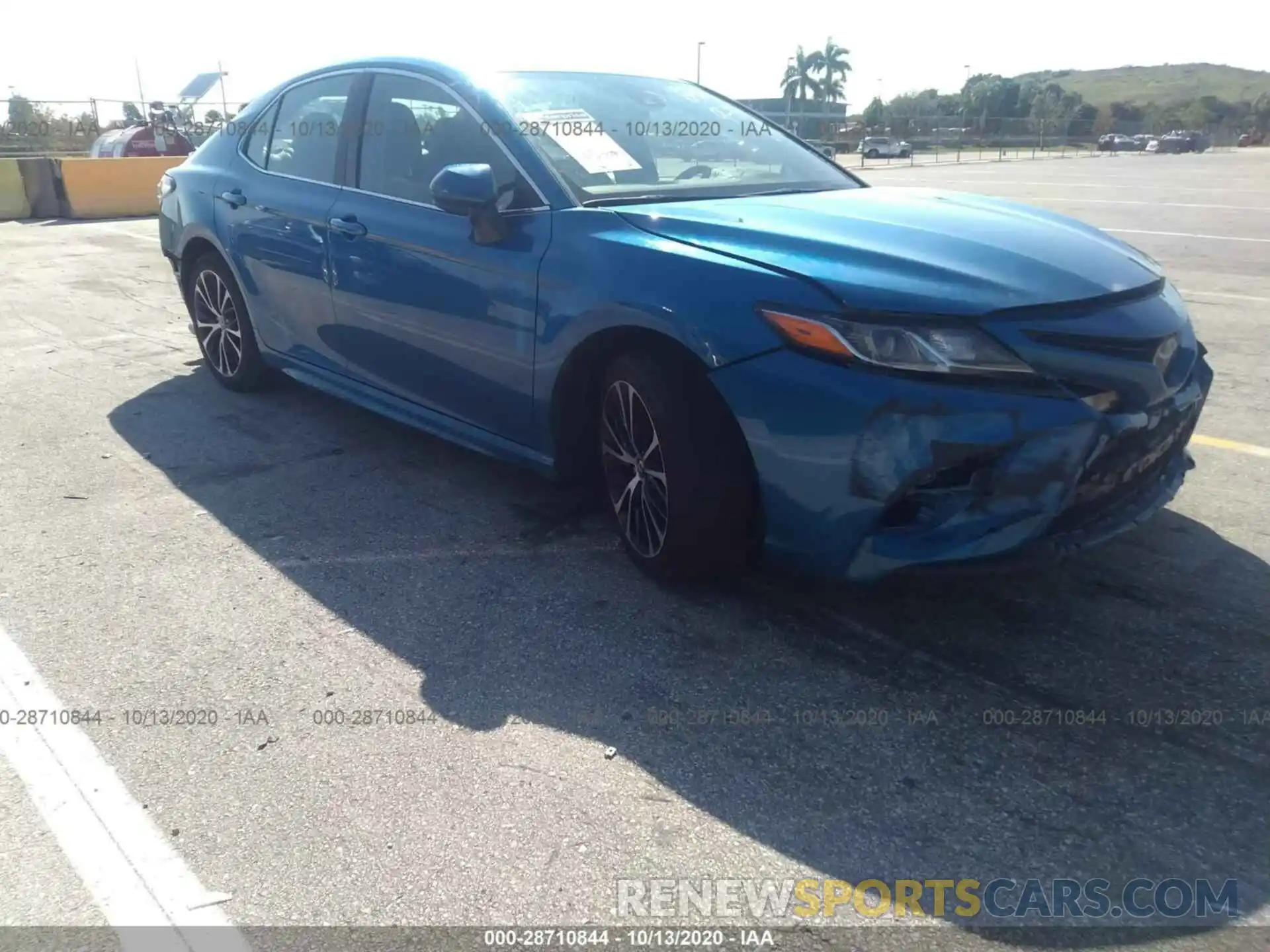 1 Photograph of a damaged car 4T1G11AK8LU306387 TOYOTA CAMRY 2020