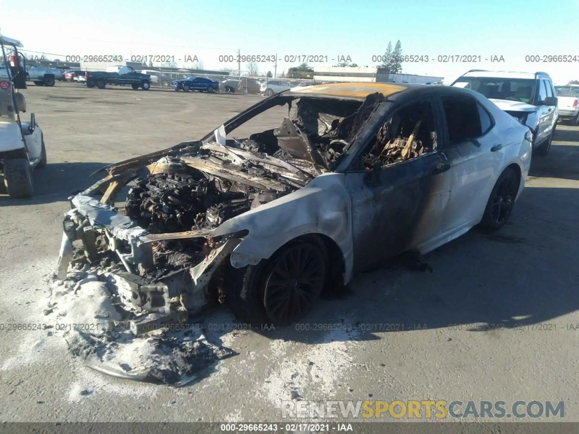 2 Photograph of a damaged car 4T1G11AK8LU306745 TOYOTA CAMRY 2020